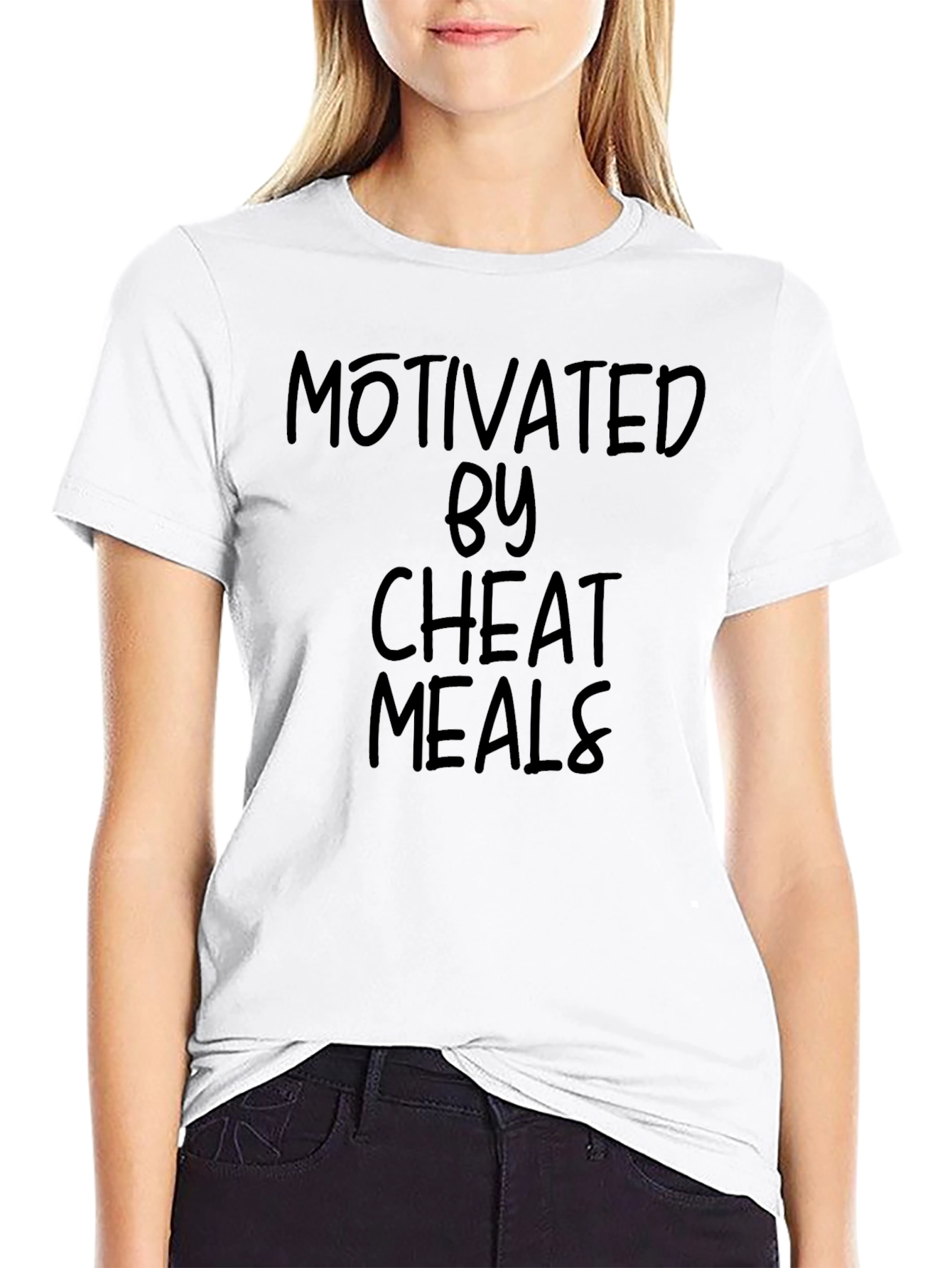 Motivated by Cheat Meals Black T-Shirt
