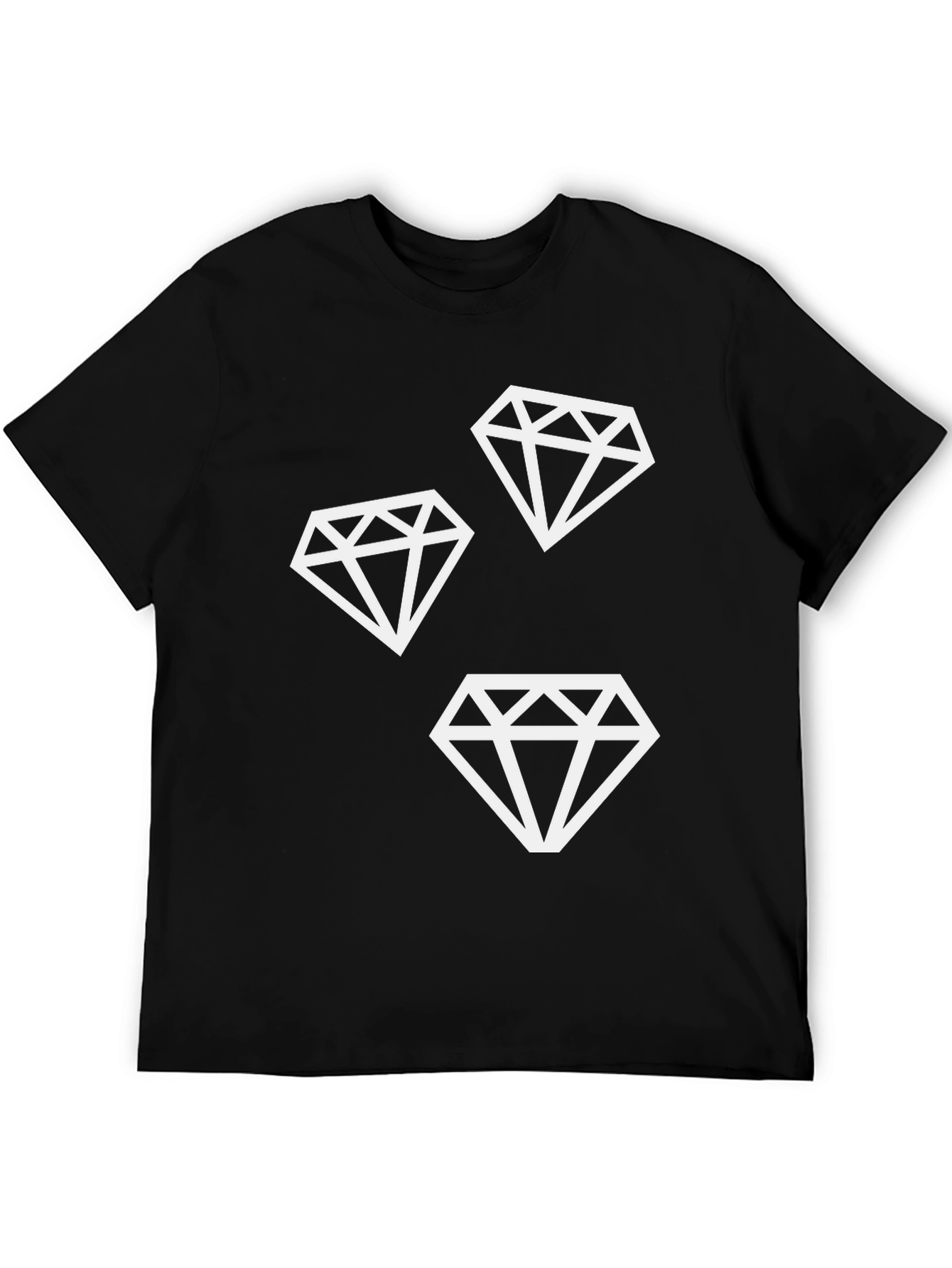 Diamond Graphic Black T-Shirt