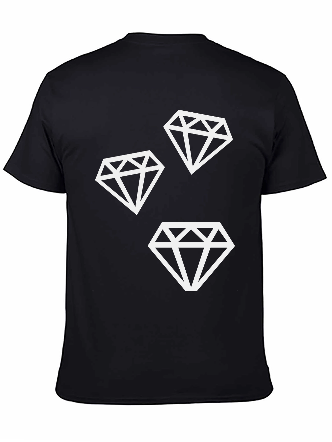Diamond Graphic Black T-Shirt