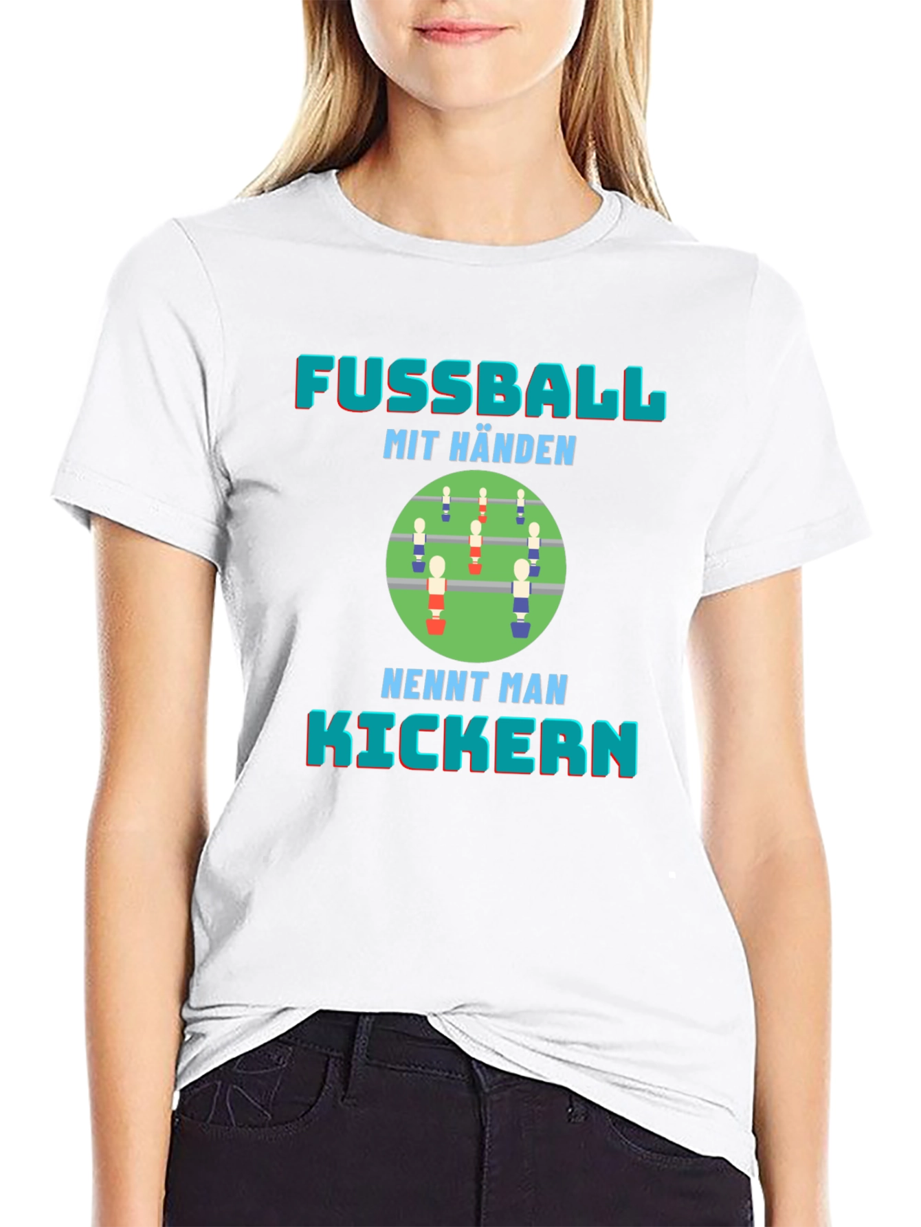 Fussball mit Händen Kickern Graphic T-Shirt