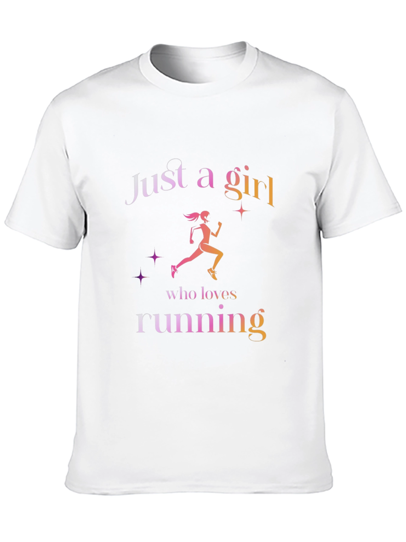 Just A Girl Who Loves Running T-Shirt