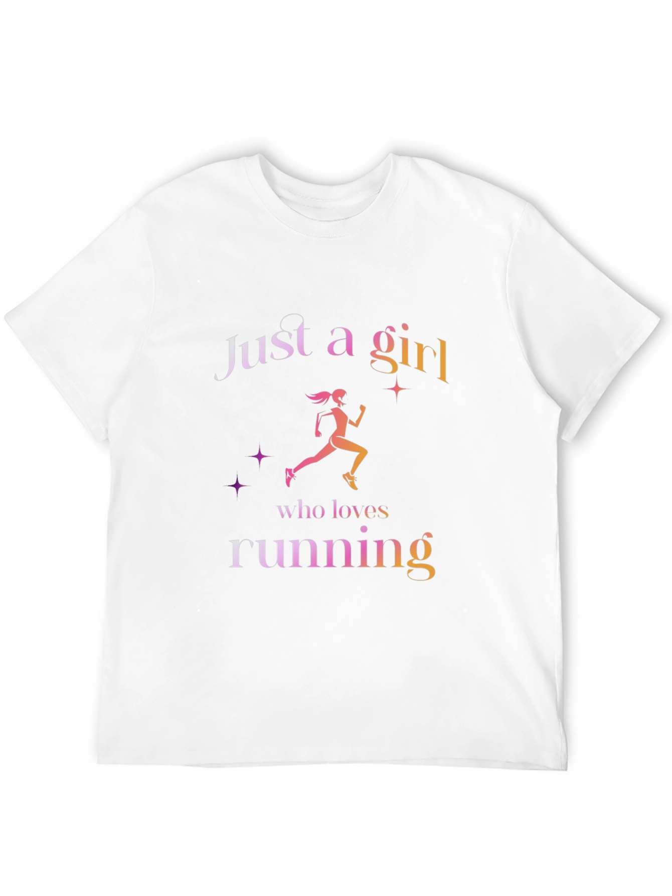 Just A Girl Who Loves Running T-Shirt