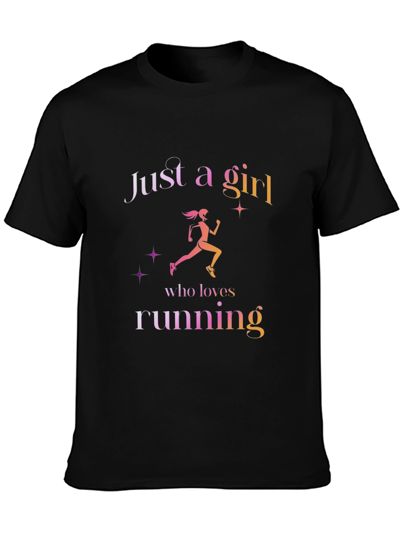 Just A Girl Who Loves Running T-Shirt