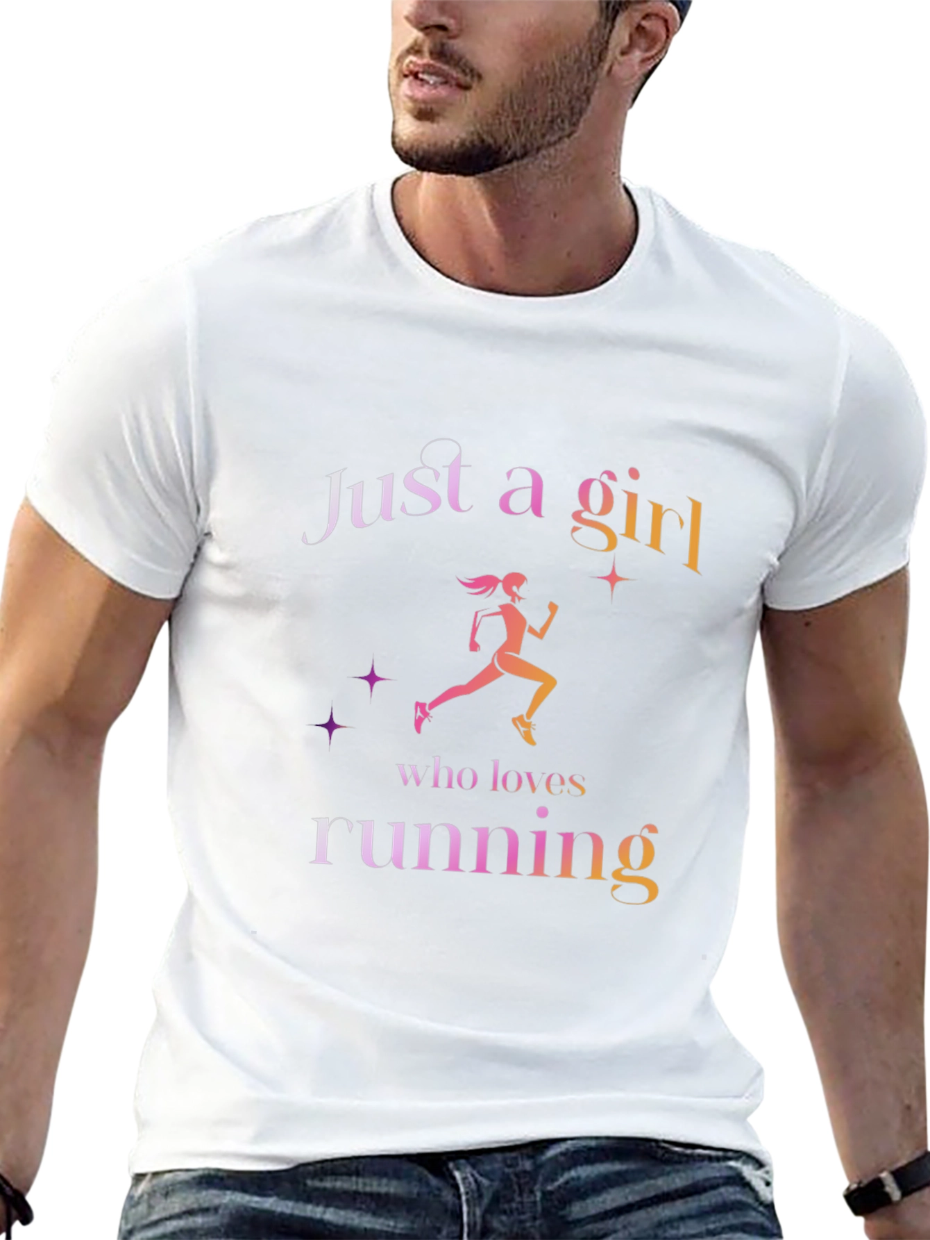 Just A Girl Who Loves Running T-Shirt