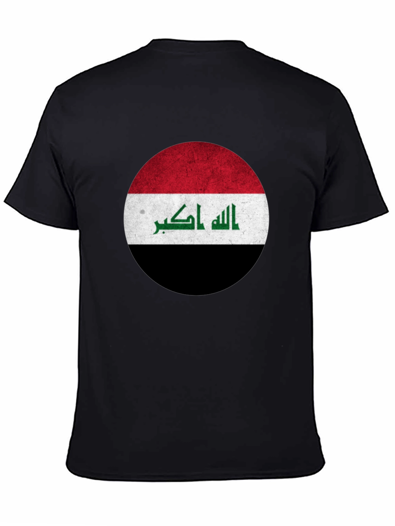 Iraq Flag T-Shirt - Distressed Grunge Style