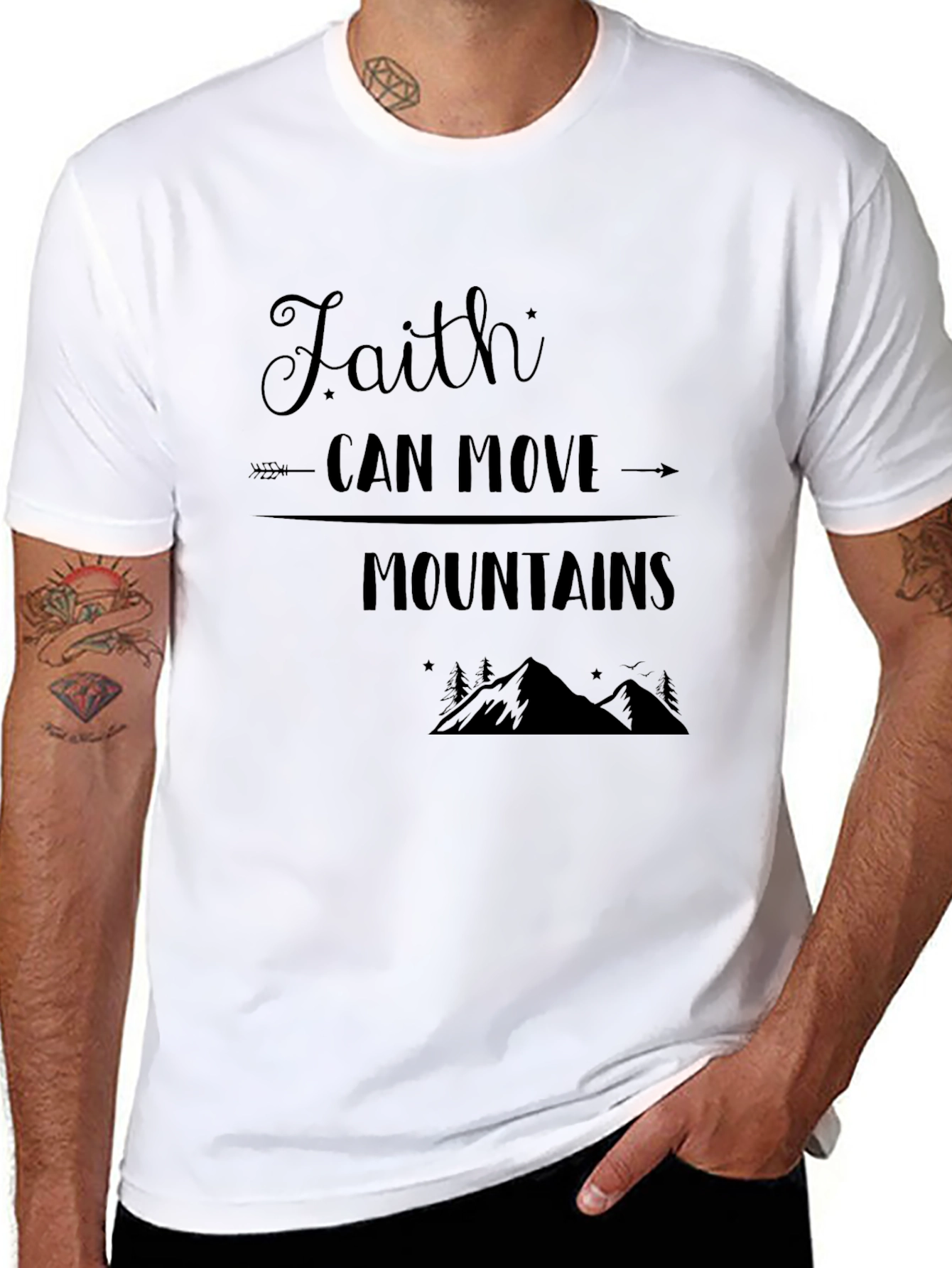 Faith Can Move Mountains Graphic Tee