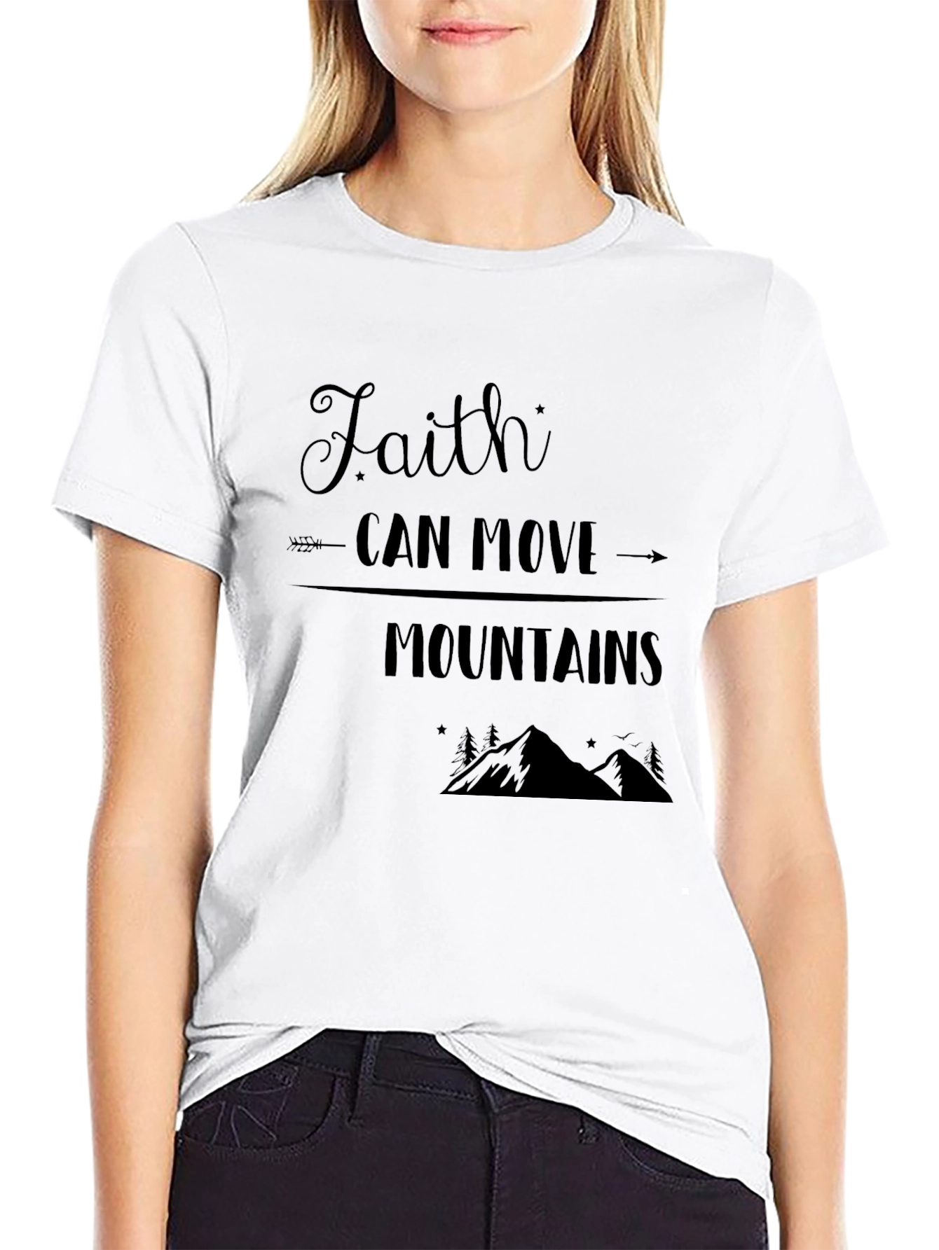 Faith Can Move Mountains Graphic Tee