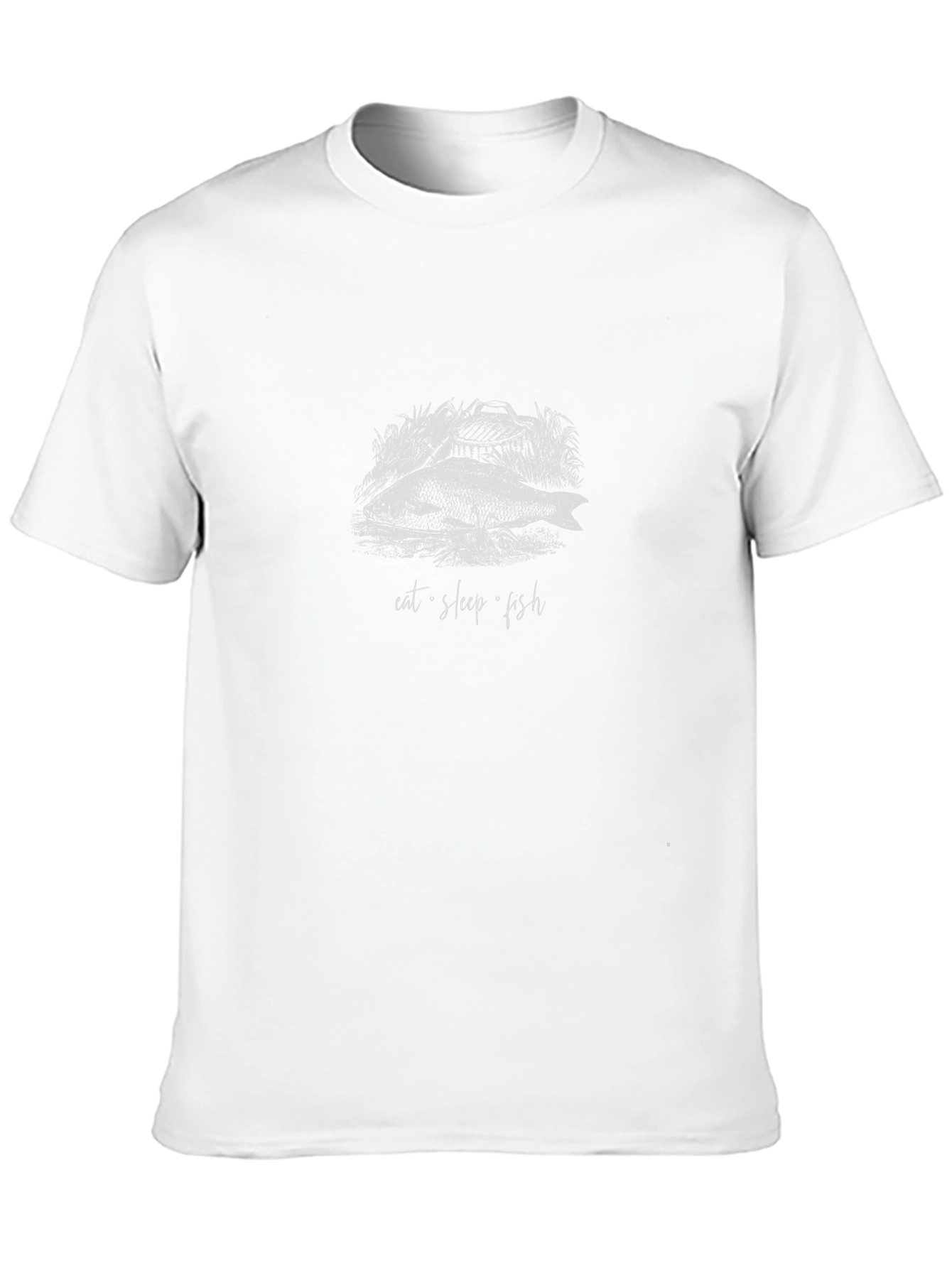 Eat Sleep Fish Graphic T-Shirt