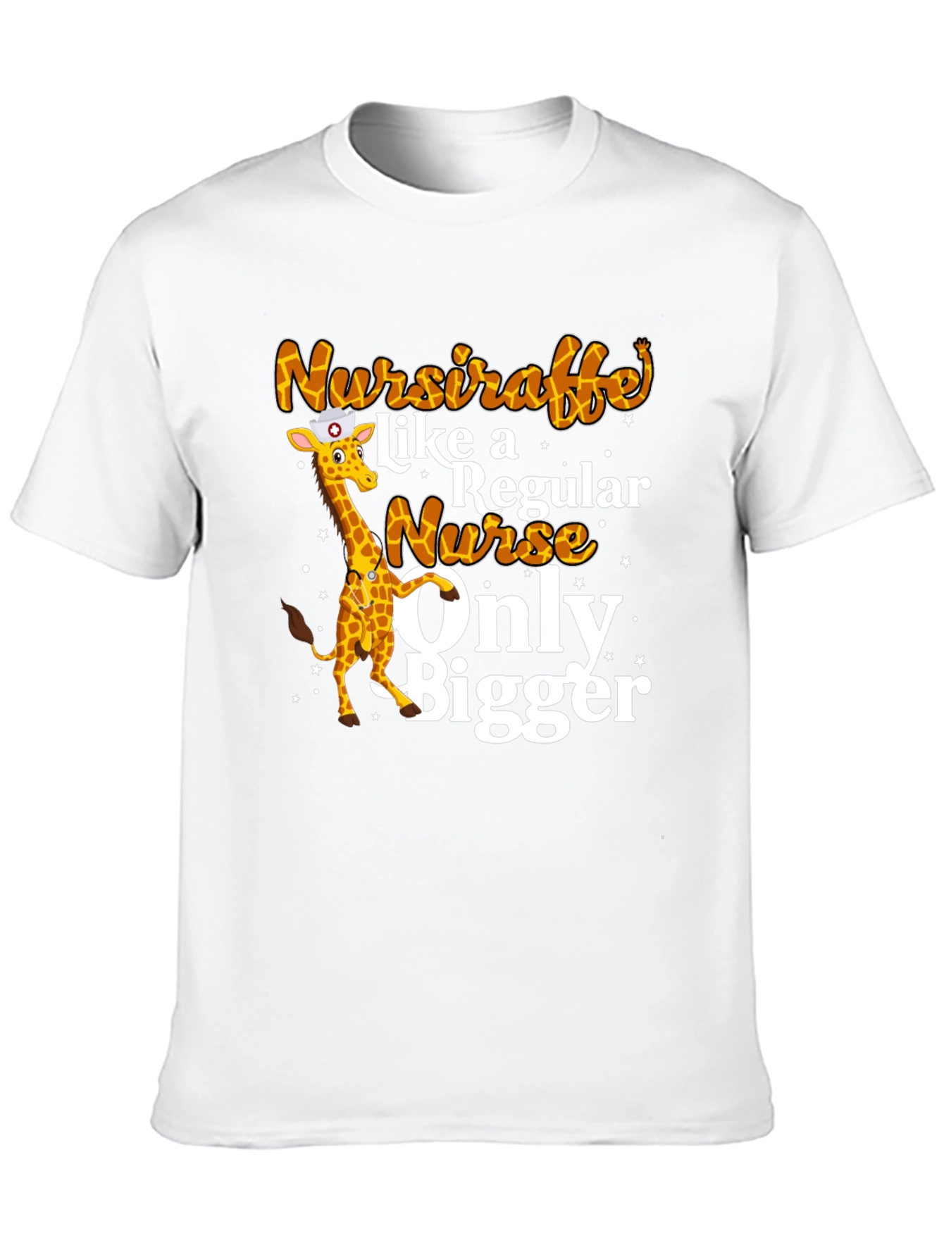 Nursiraffe T-Shirt: Funny Nurse Giraffe Graphic Tee