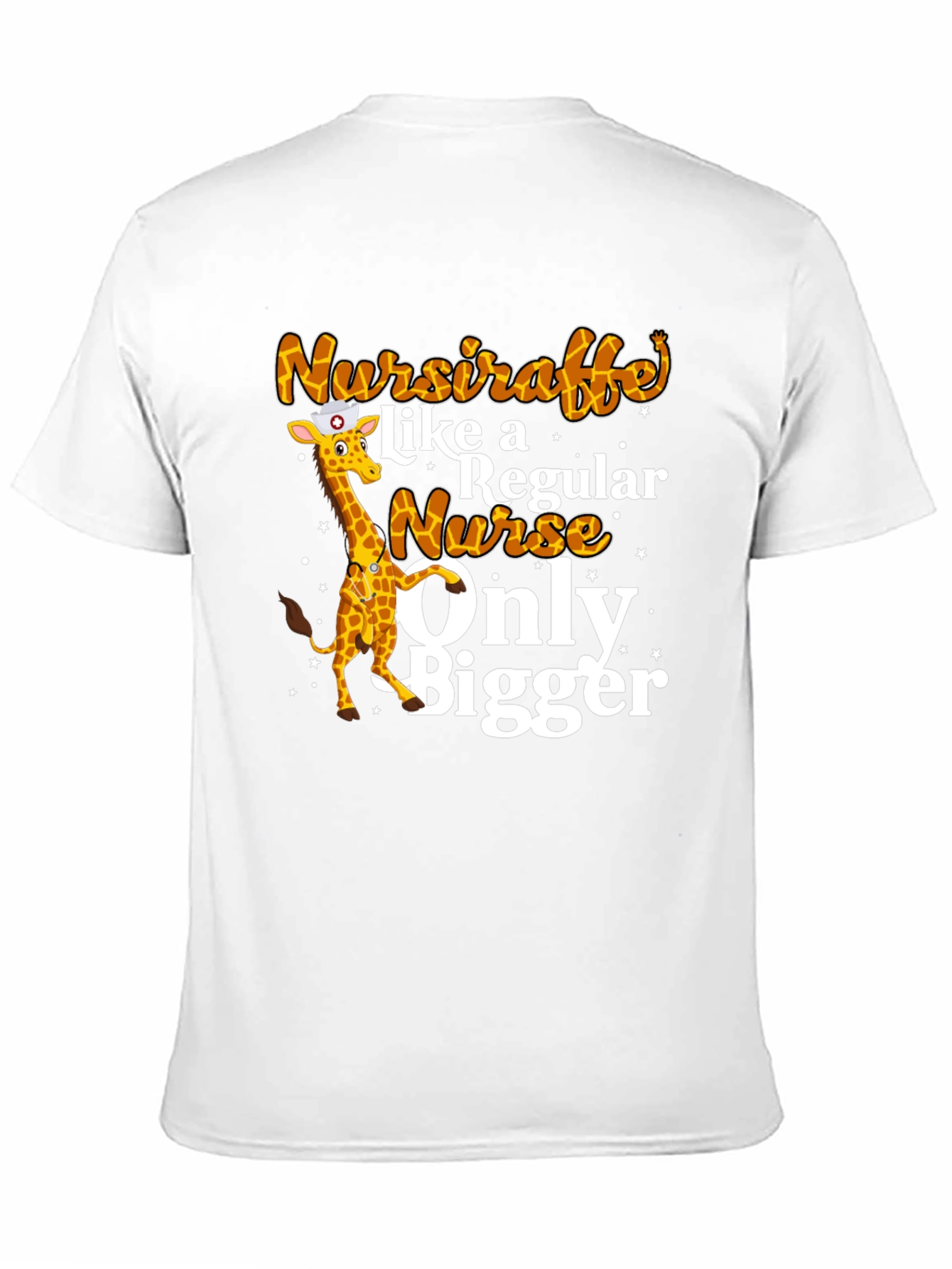 Nursiraffe T-Shirt: Funny Nurse Giraffe Graphic Tee