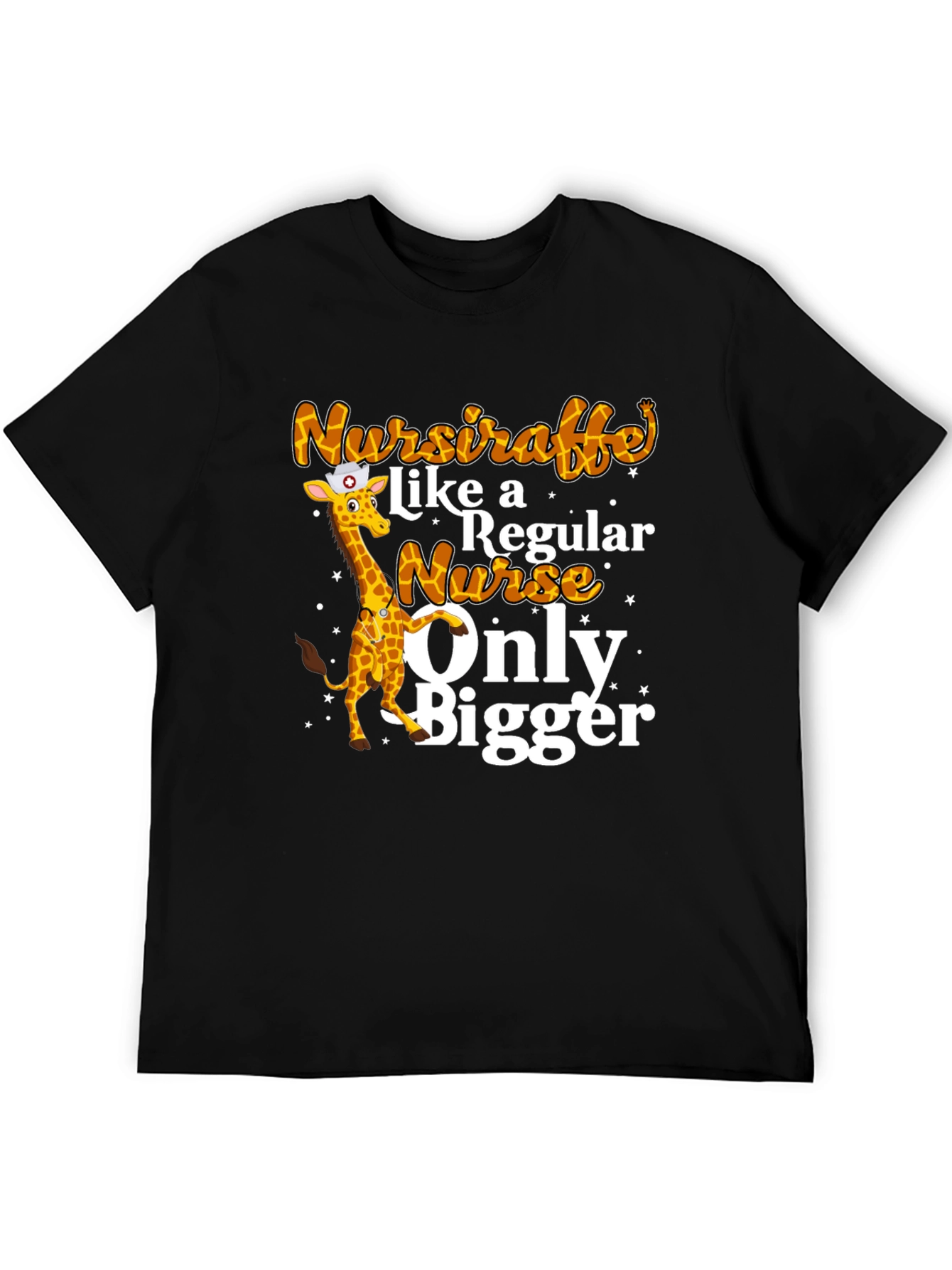 Nursiraffe T-Shirt: Funny Nurse Giraffe Graphic Tee