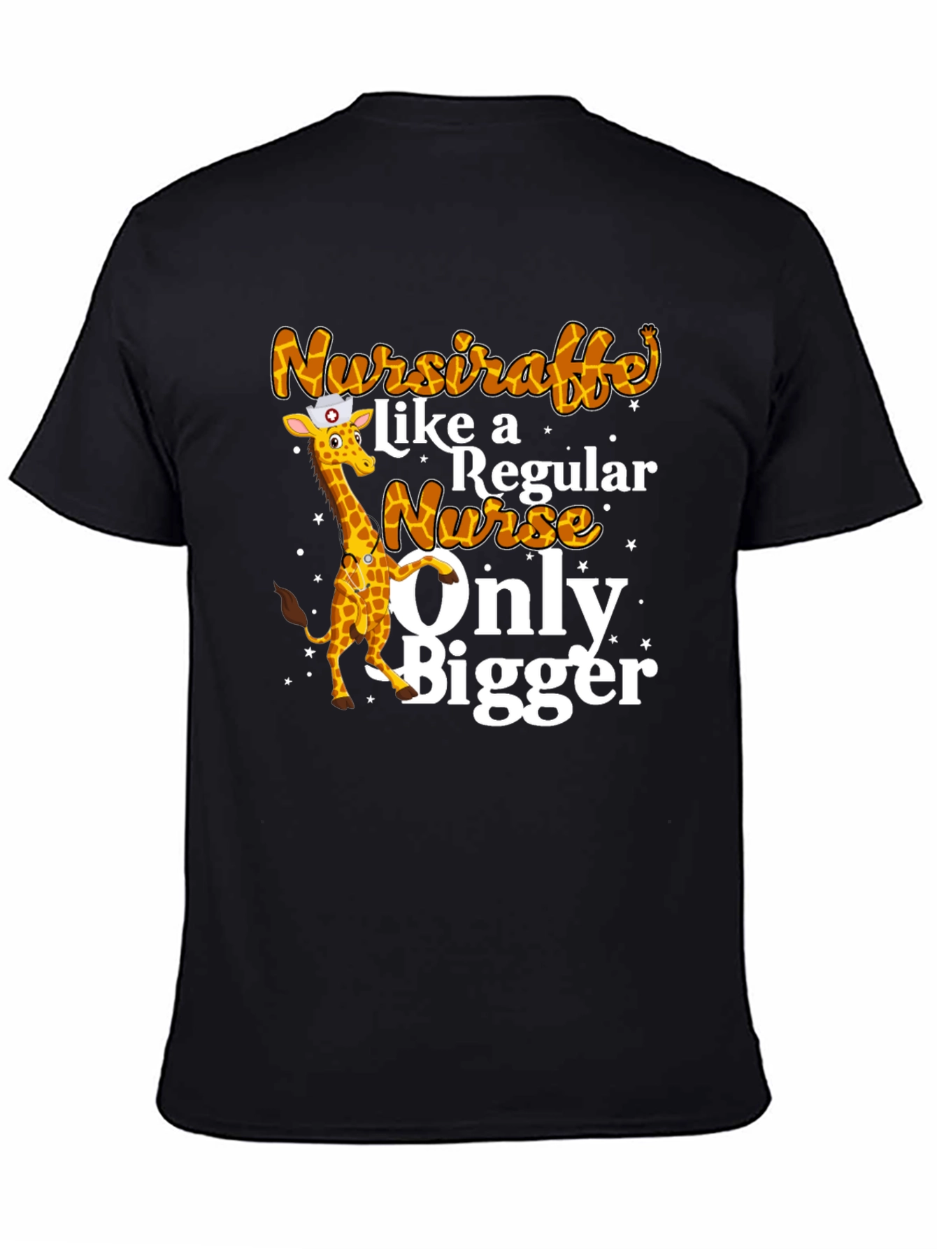 Nursiraffe T-Shirt: Funny Nurse Giraffe Graphic Tee