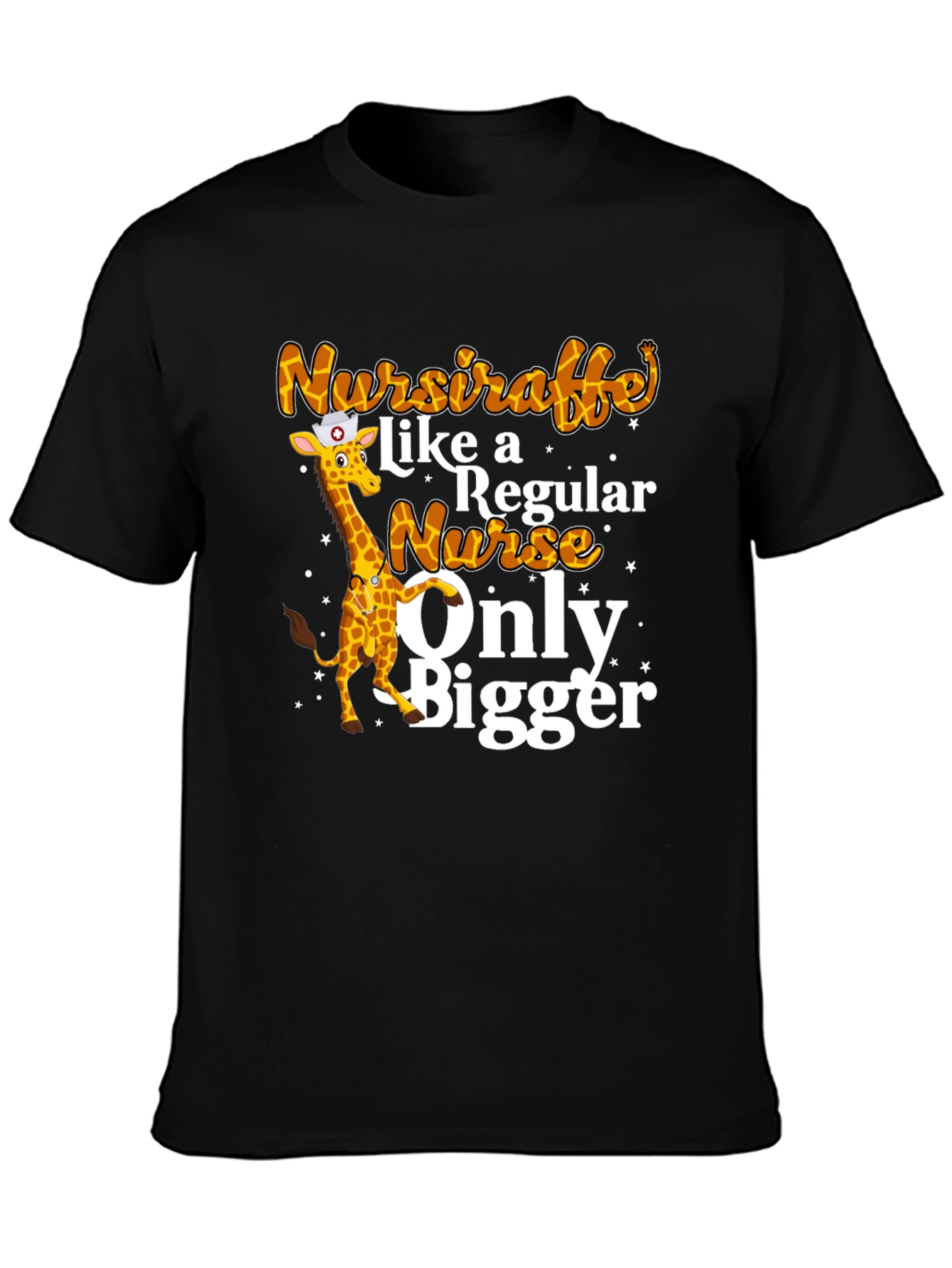Nursiraffe T-Shirt: Funny Nurse Giraffe Graphic Tee