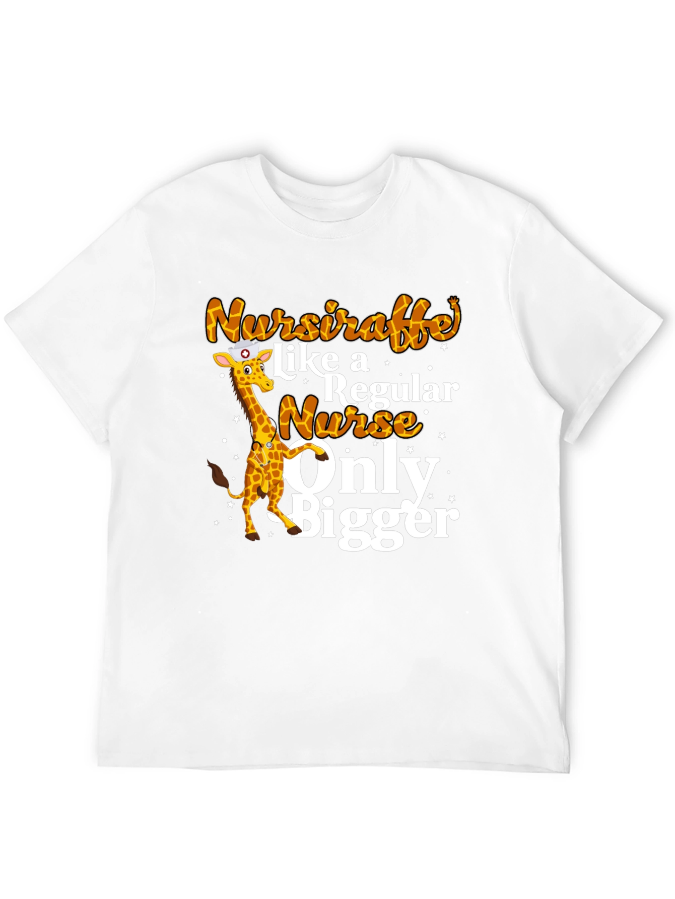 Nursiraffe T-Shirt: Funny Nurse Giraffe Graphic Tee