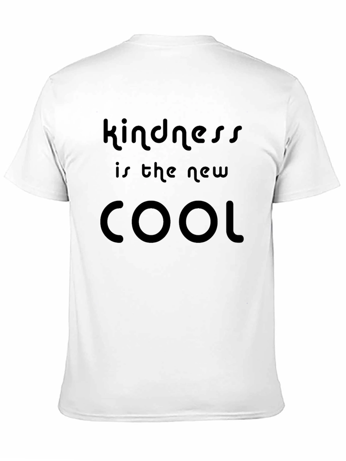 Kindness is The New Cool Black T-Shirt