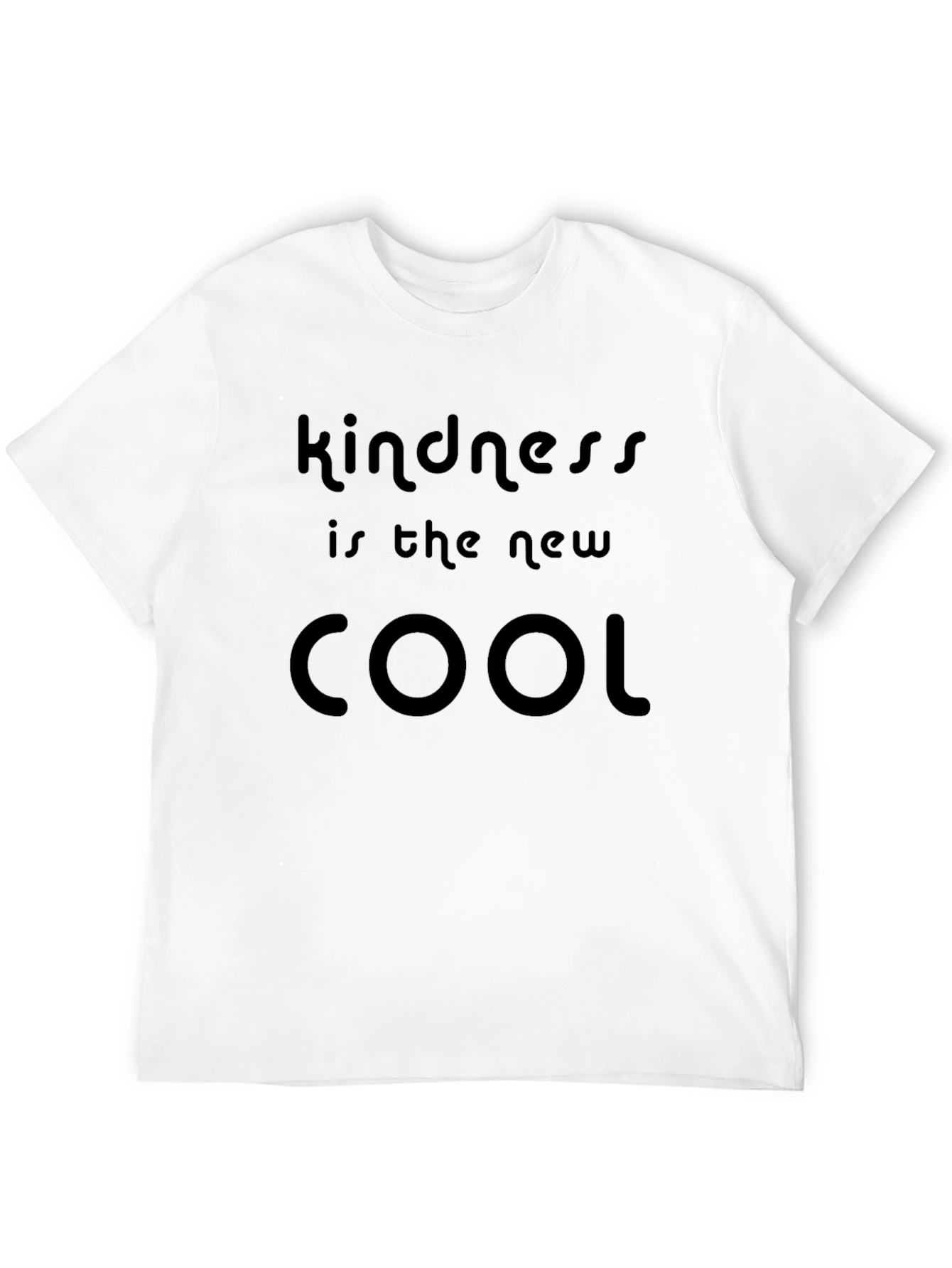Kindness is The New Cool Black T-Shirt