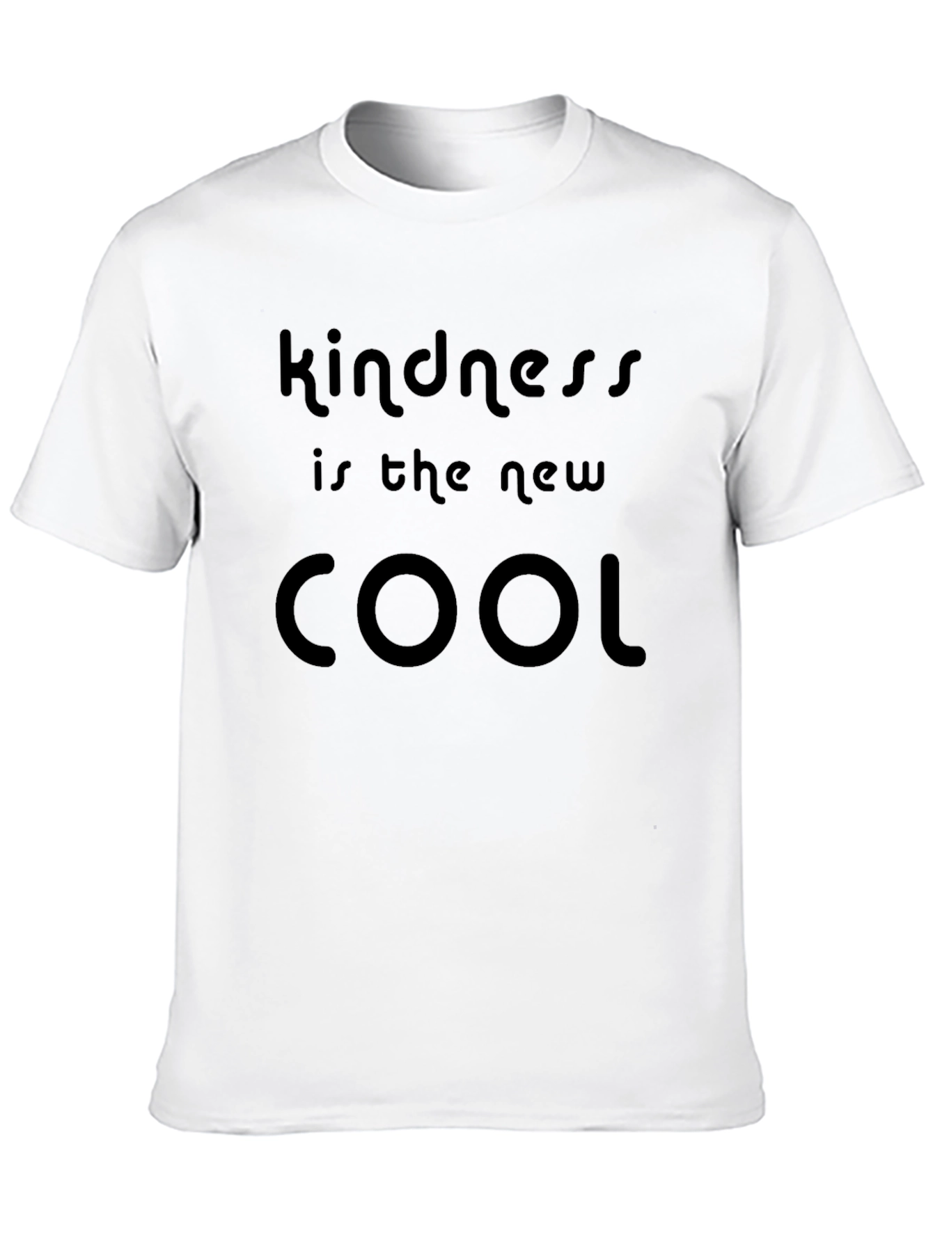 Kindness is The New Cool Black T-Shirt