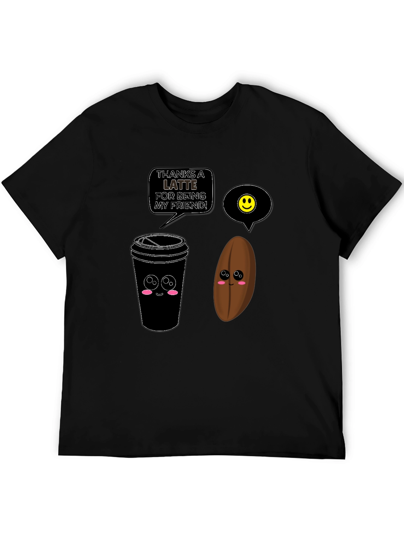 Thanks A Latte Funny Coffee T-Shirt