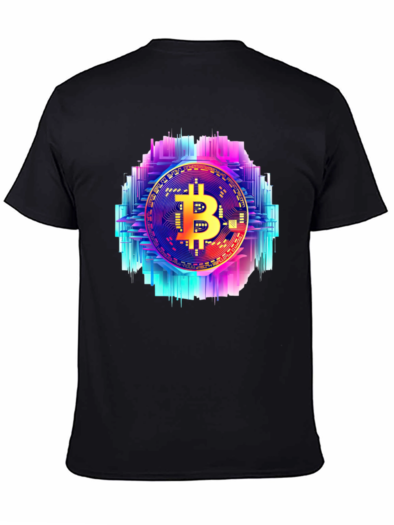 Bitcoin Circuit Board Graphic Tee - Black