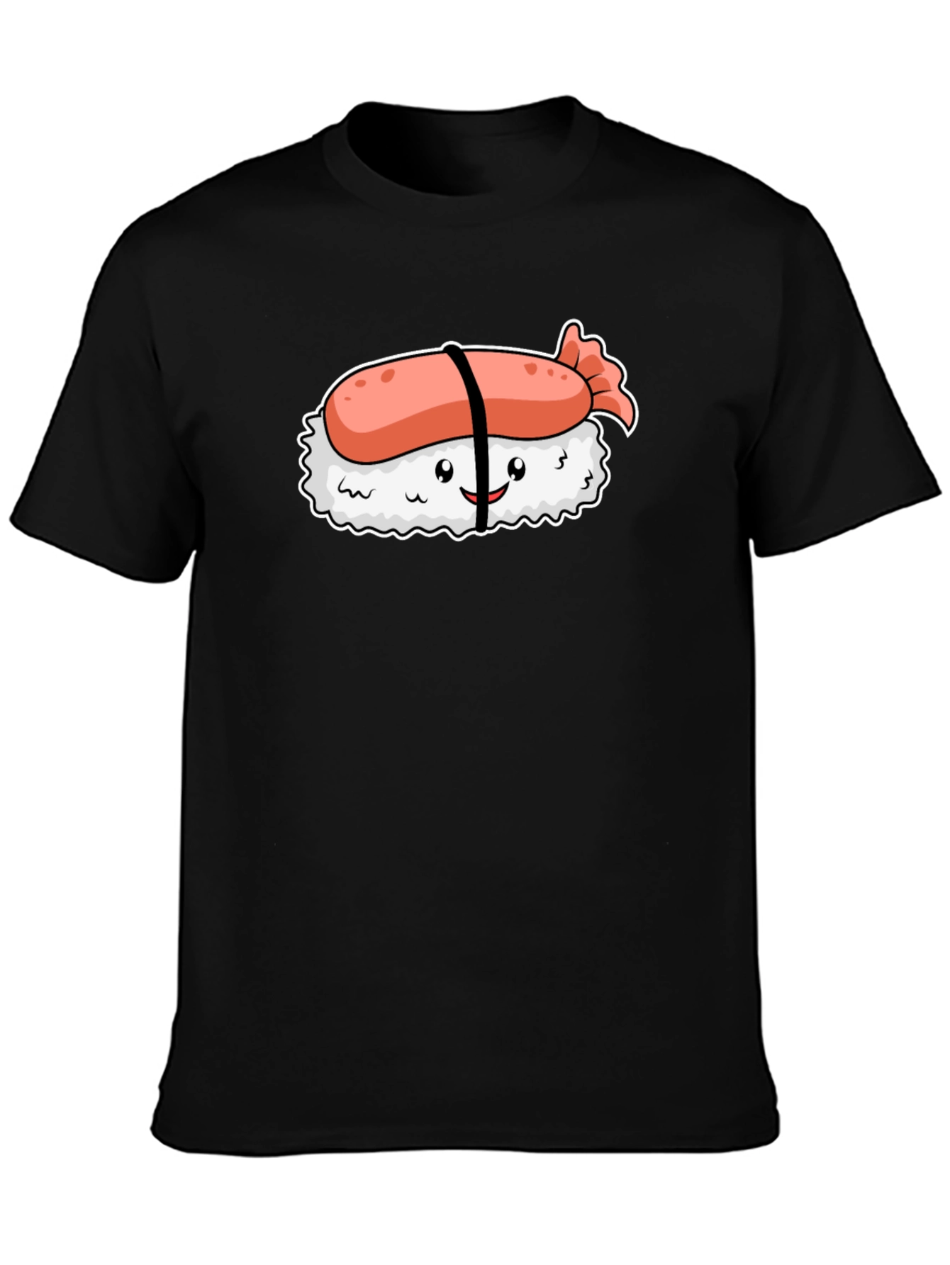 Sushi Graphic Black T-Shirt - Cute Foodie Tee