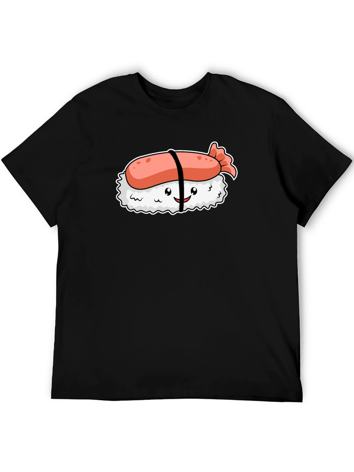 Sushi Graphic Black T-Shirt - Cute Foodie Tee