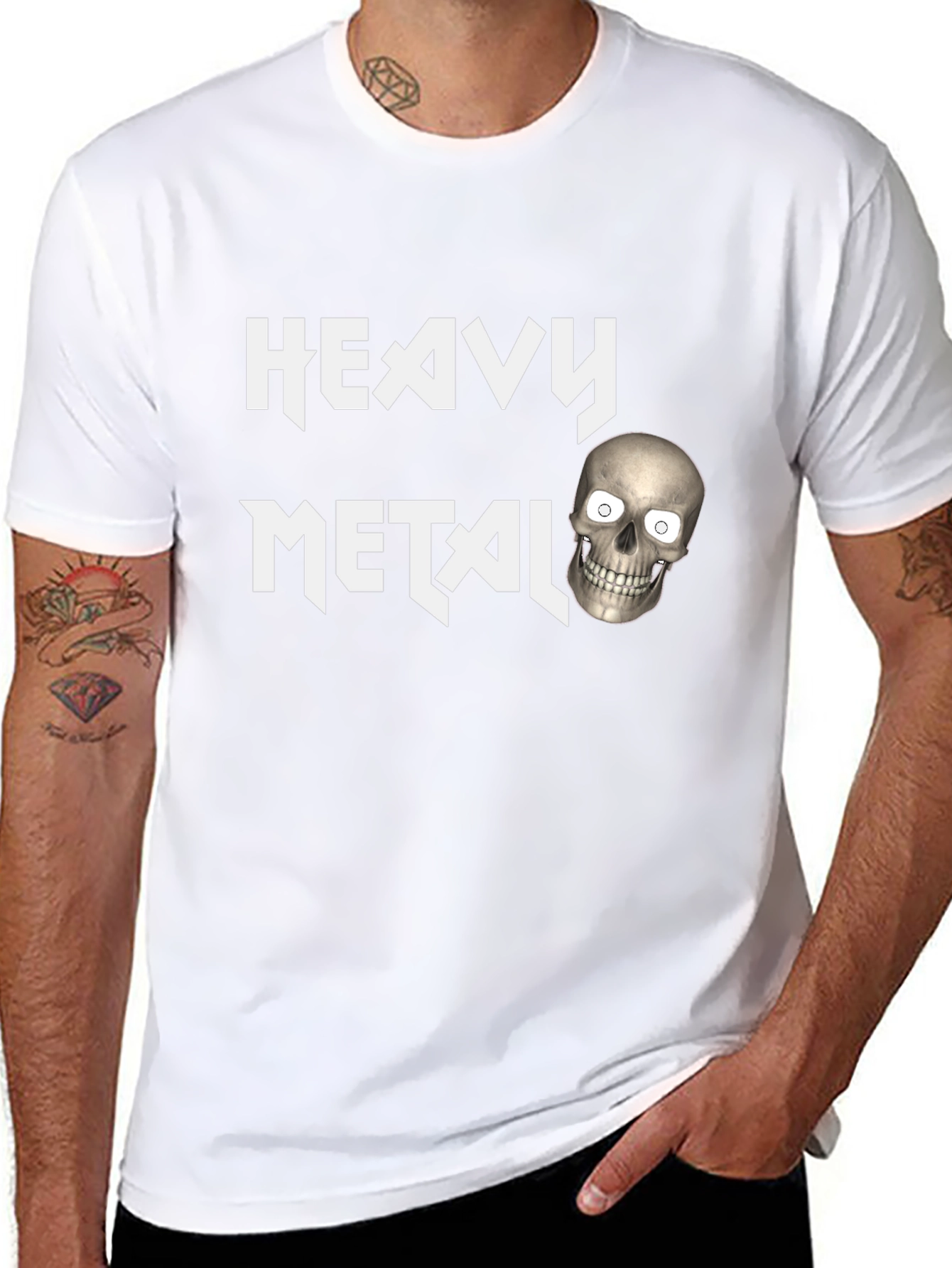 Heavy Metal Skull T-Shirt