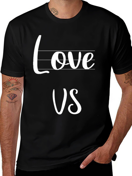 Love Us Graphic Black T-Shirt