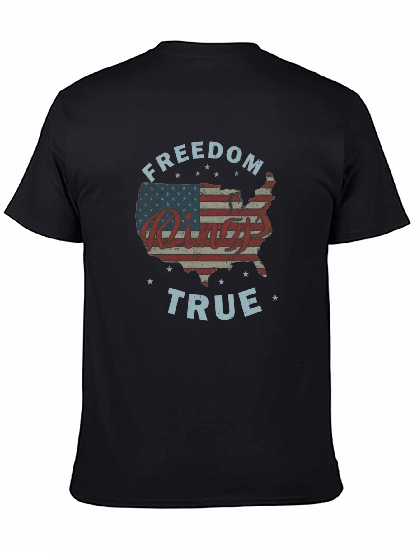 Freedom Rings True Patriotic Graphic Tee