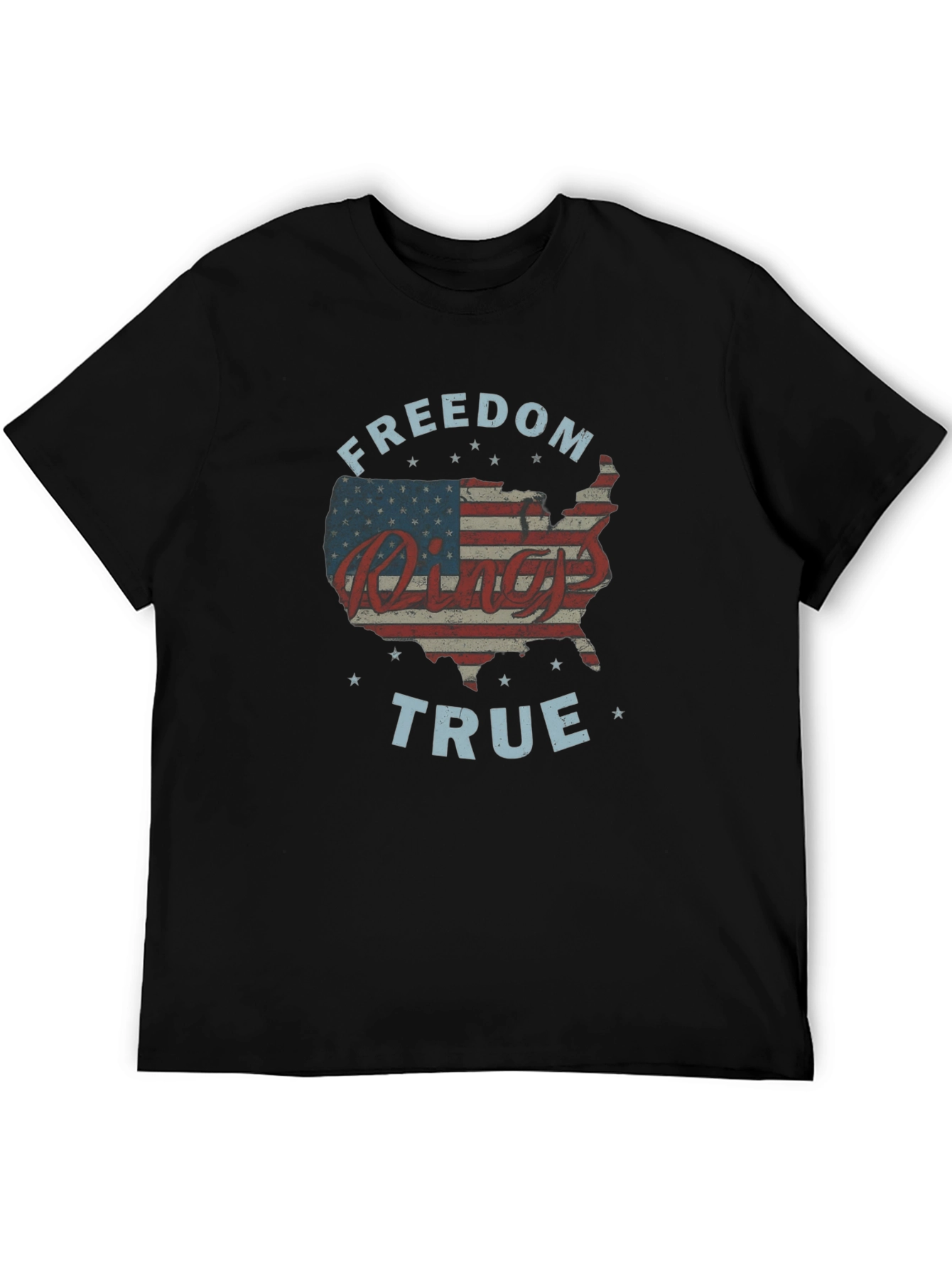 Freedom Rings True Patriotic Graphic Tee