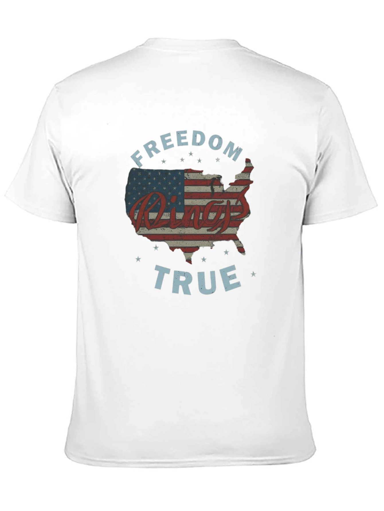 Freedom Rings True Patriotic Graphic Tee