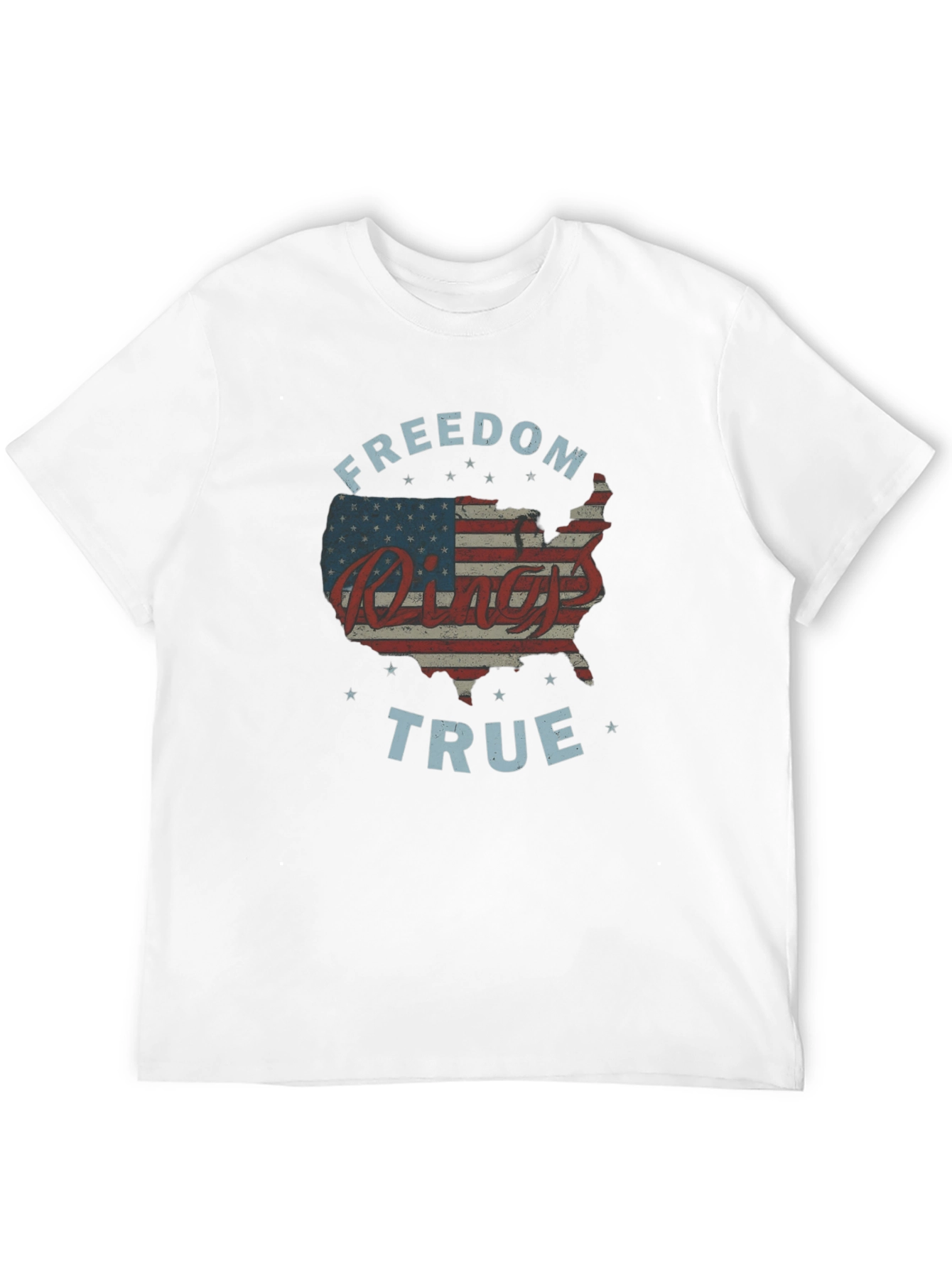 Freedom Rings True Patriotic Graphic Tee
