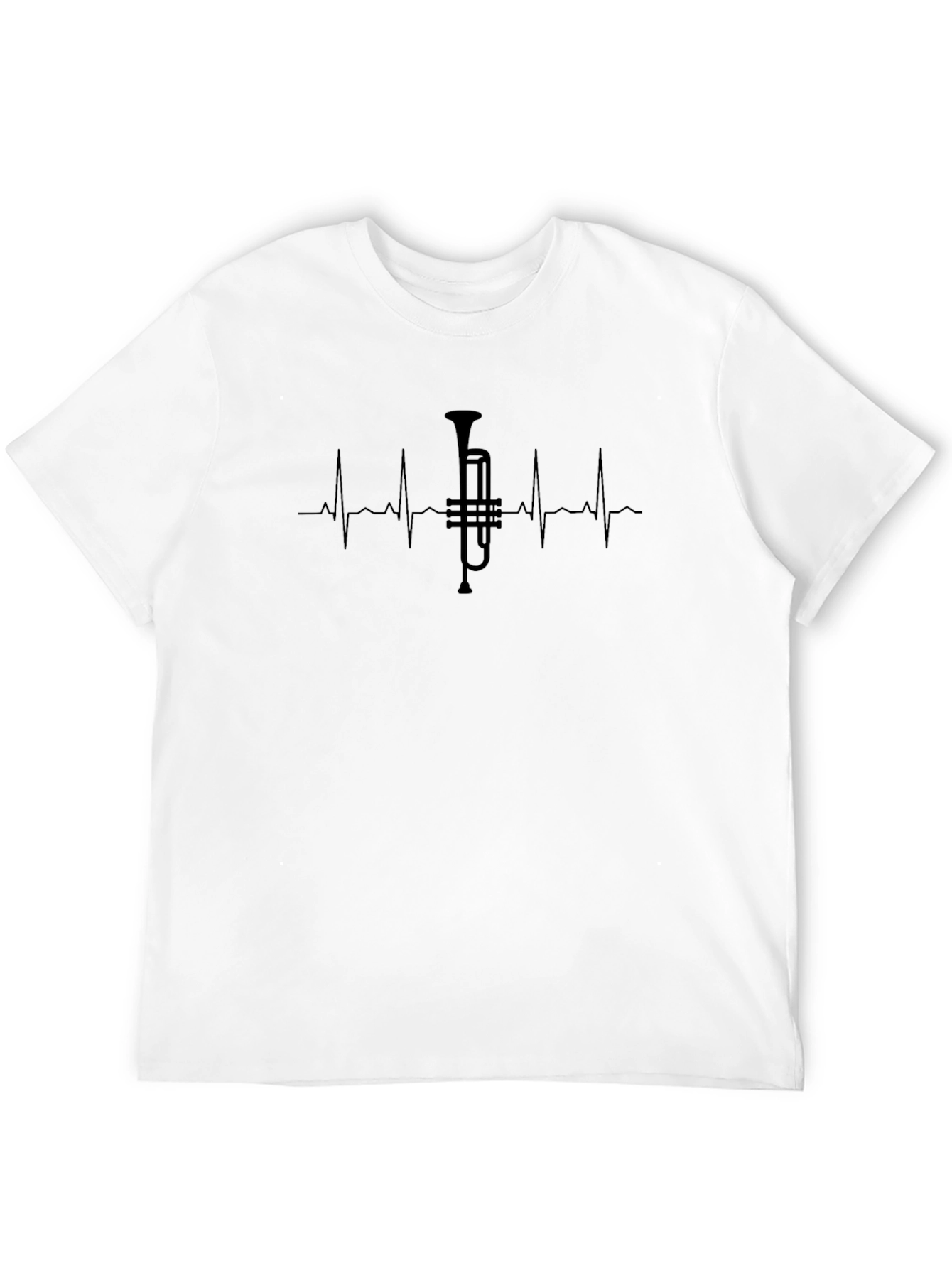 Heartbeat Trumpet T-Shirt - Musician Tee