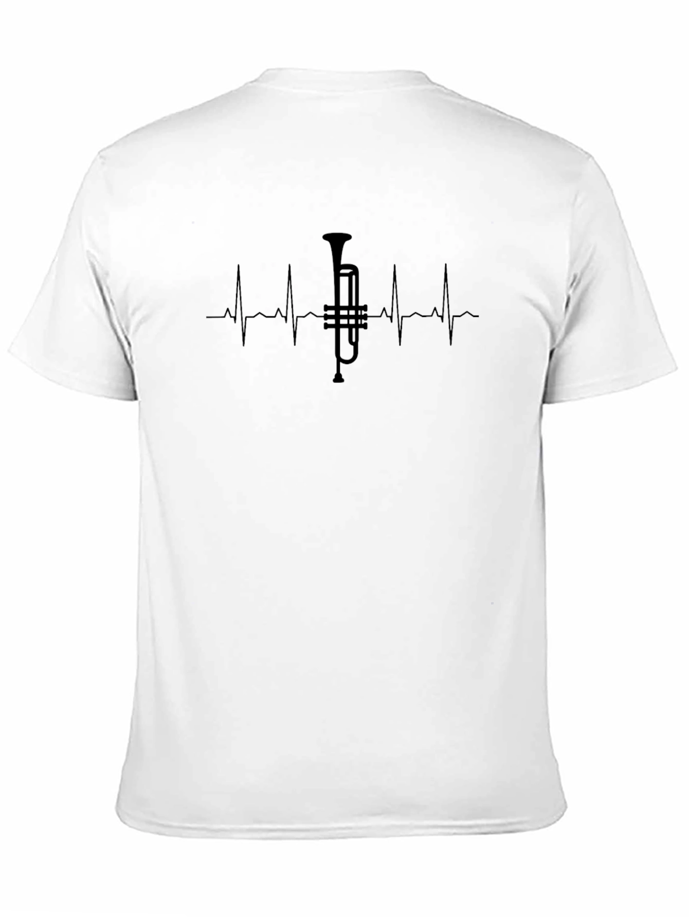 Heartbeat Trumpet T-Shirt - Musician Tee