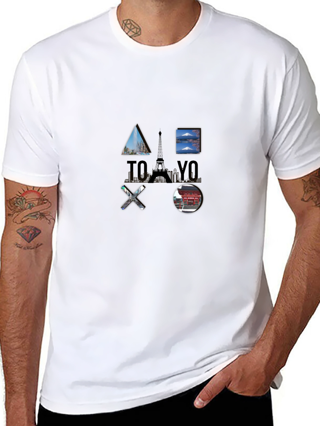 Tokyo Paris Cool Graphic T-Shirt
