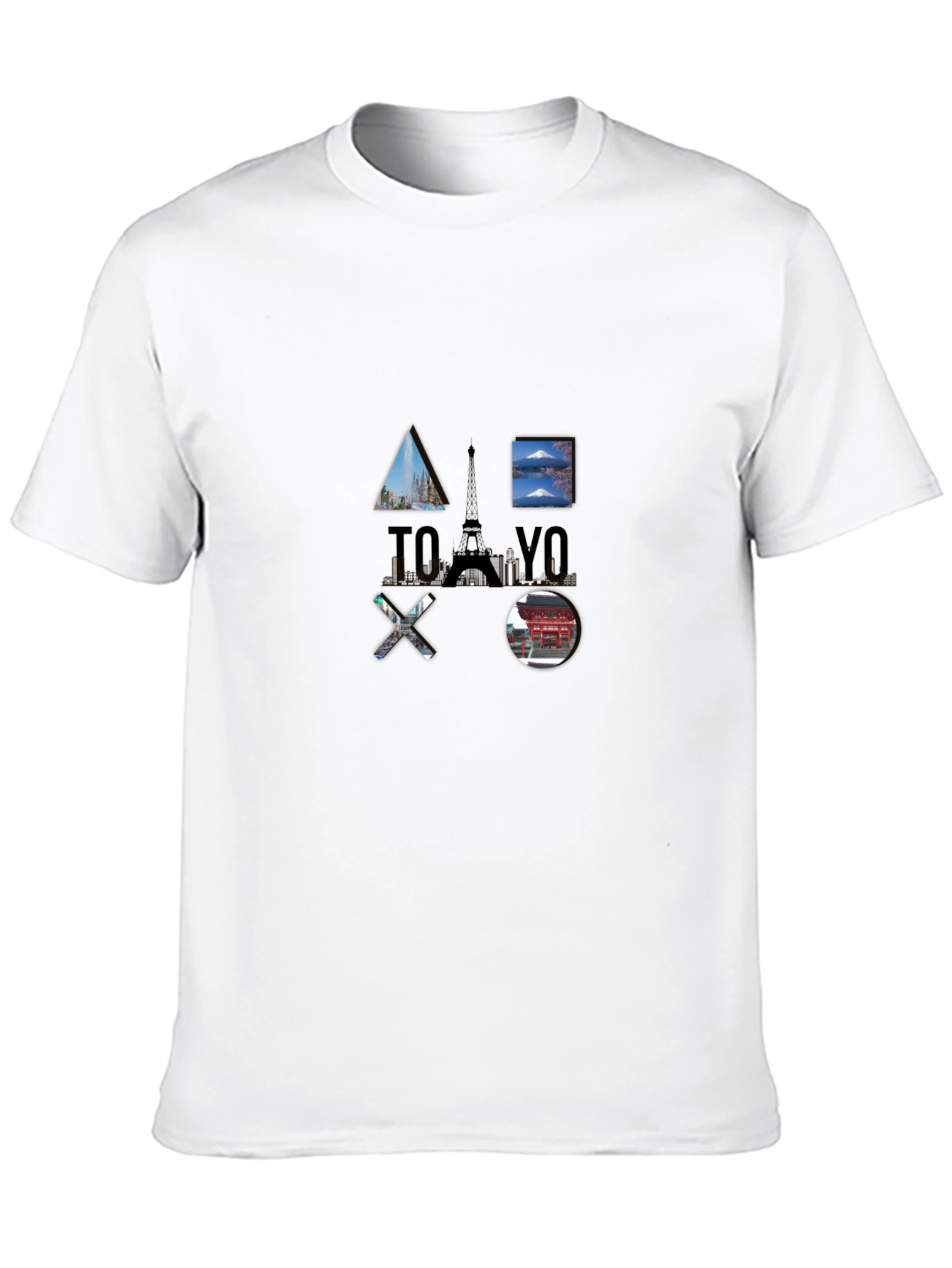 Tokyo Paris Cool Graphic T-Shirt