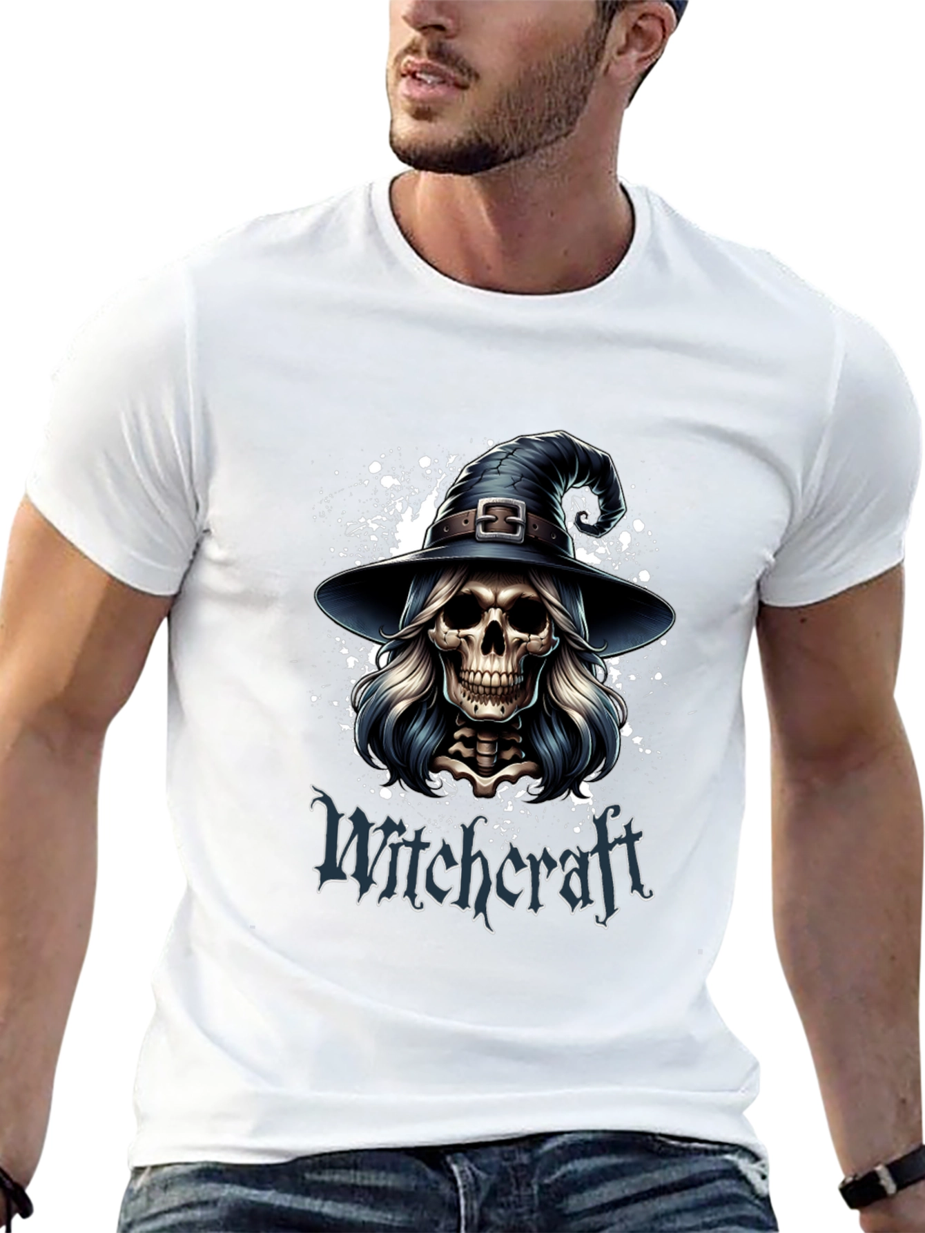 Witchcraft Skull T-Shirt - Halloween Apparel