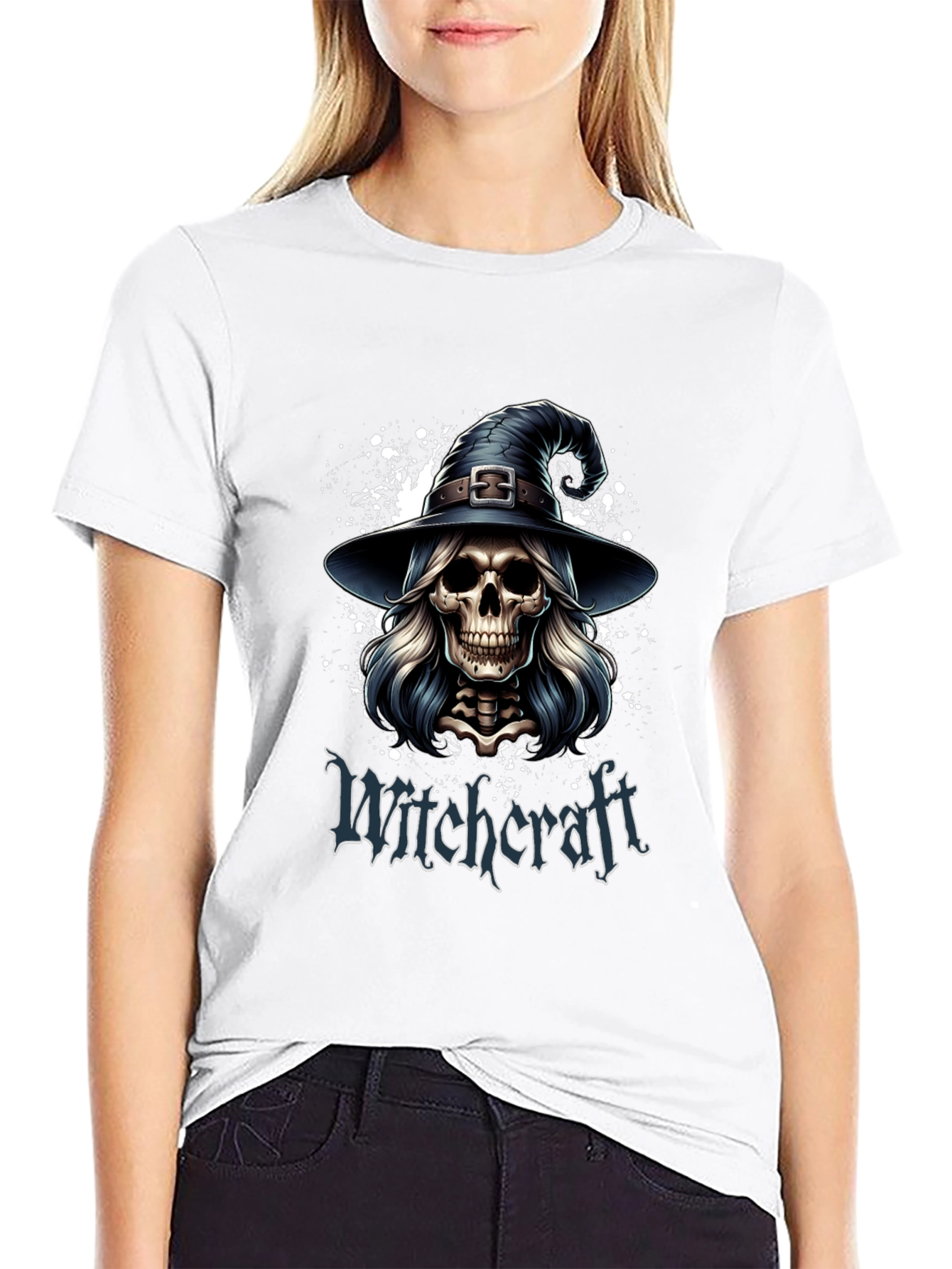 Witchcraft Skull T-Shirt - Halloween Apparel