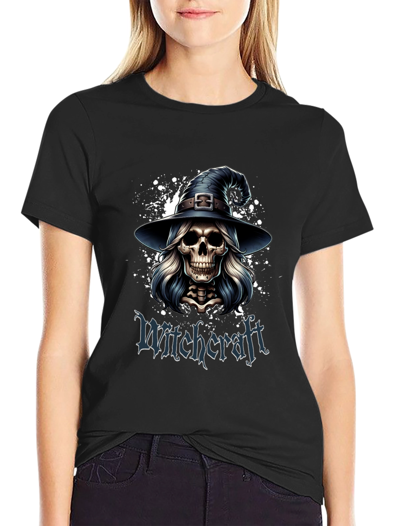 Witchcraft Skull T-Shirt - Halloween Apparel