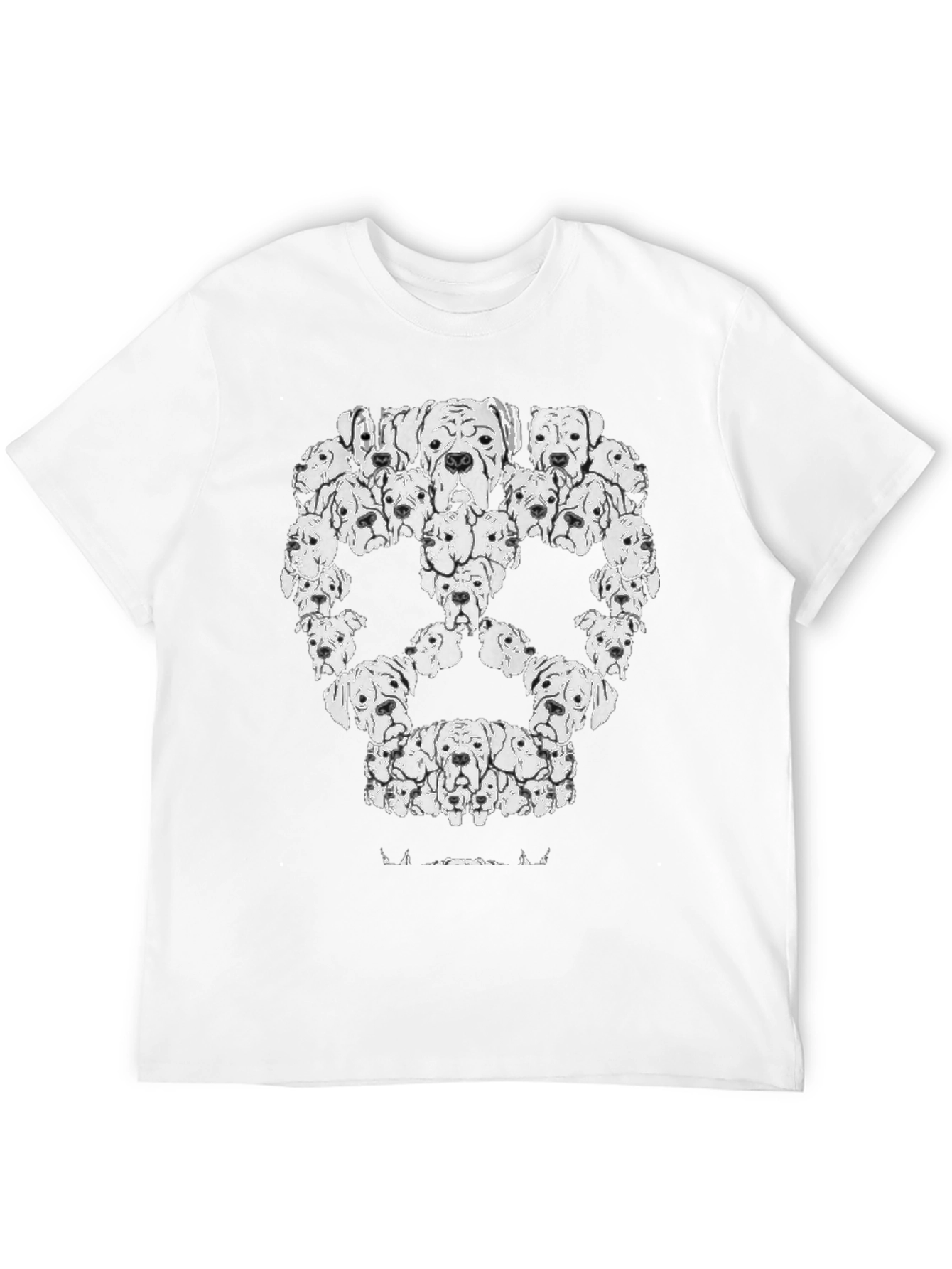 Dog Breed Skull T-Shirt - Unique Graphic Tee