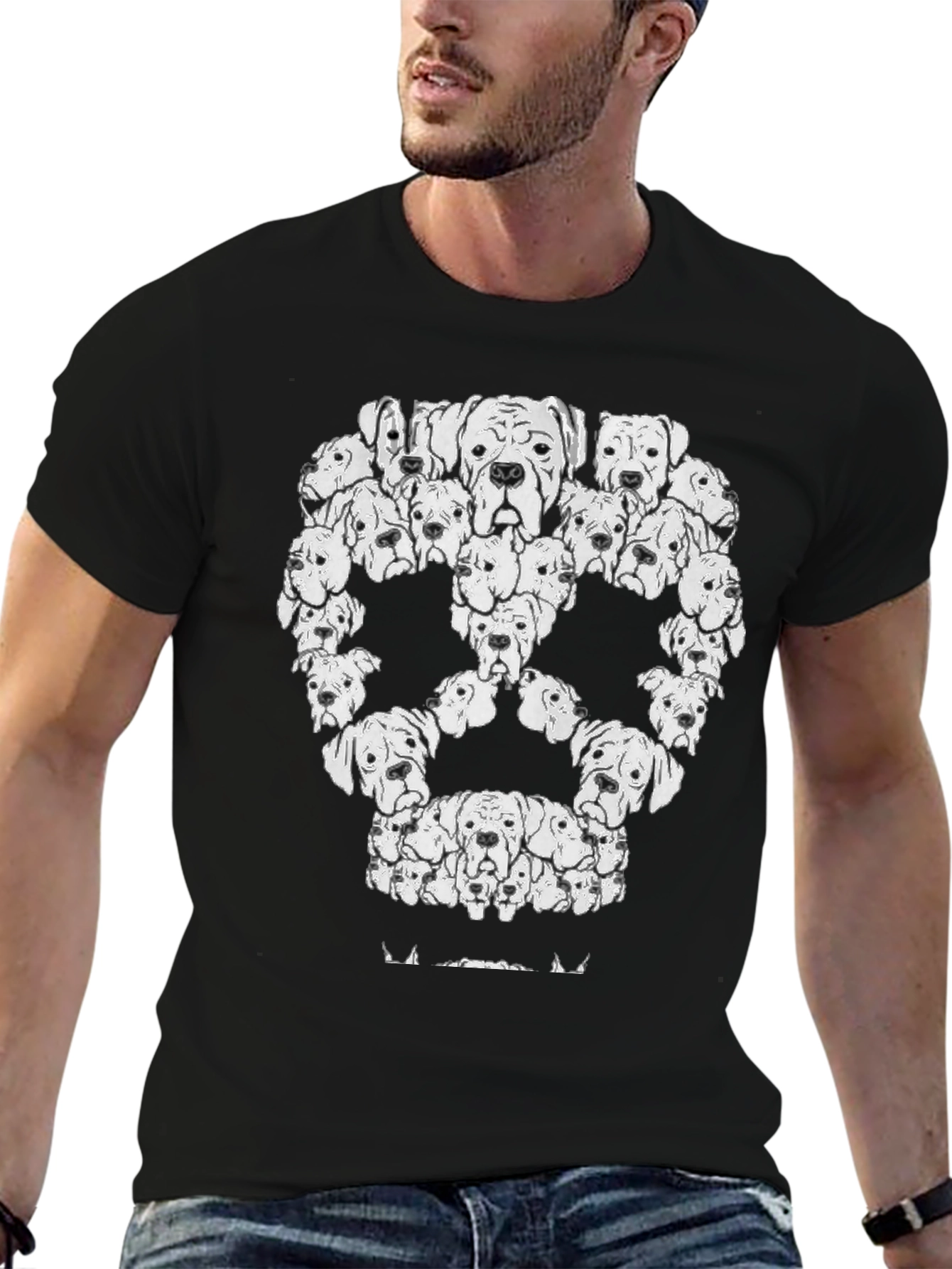 Dog Breed Skull T-Shirt - Unique Graphic Tee