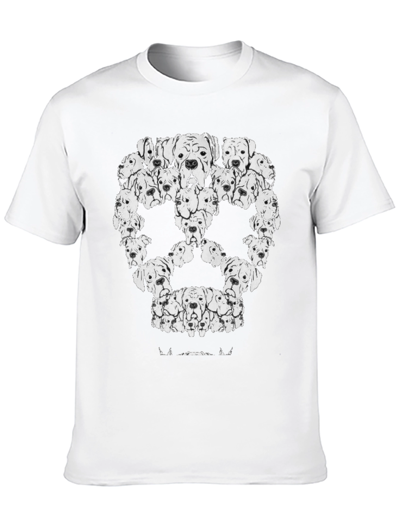 Dog Breed Skull T-Shirt - Unique Graphic Tee