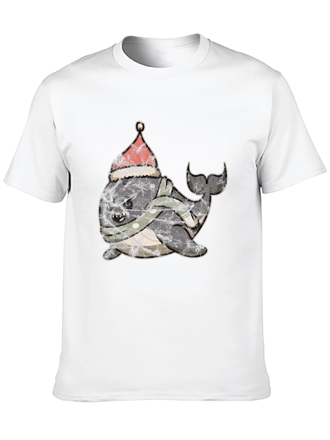 Festive Narwhal T-Shirt - Holiday Fun