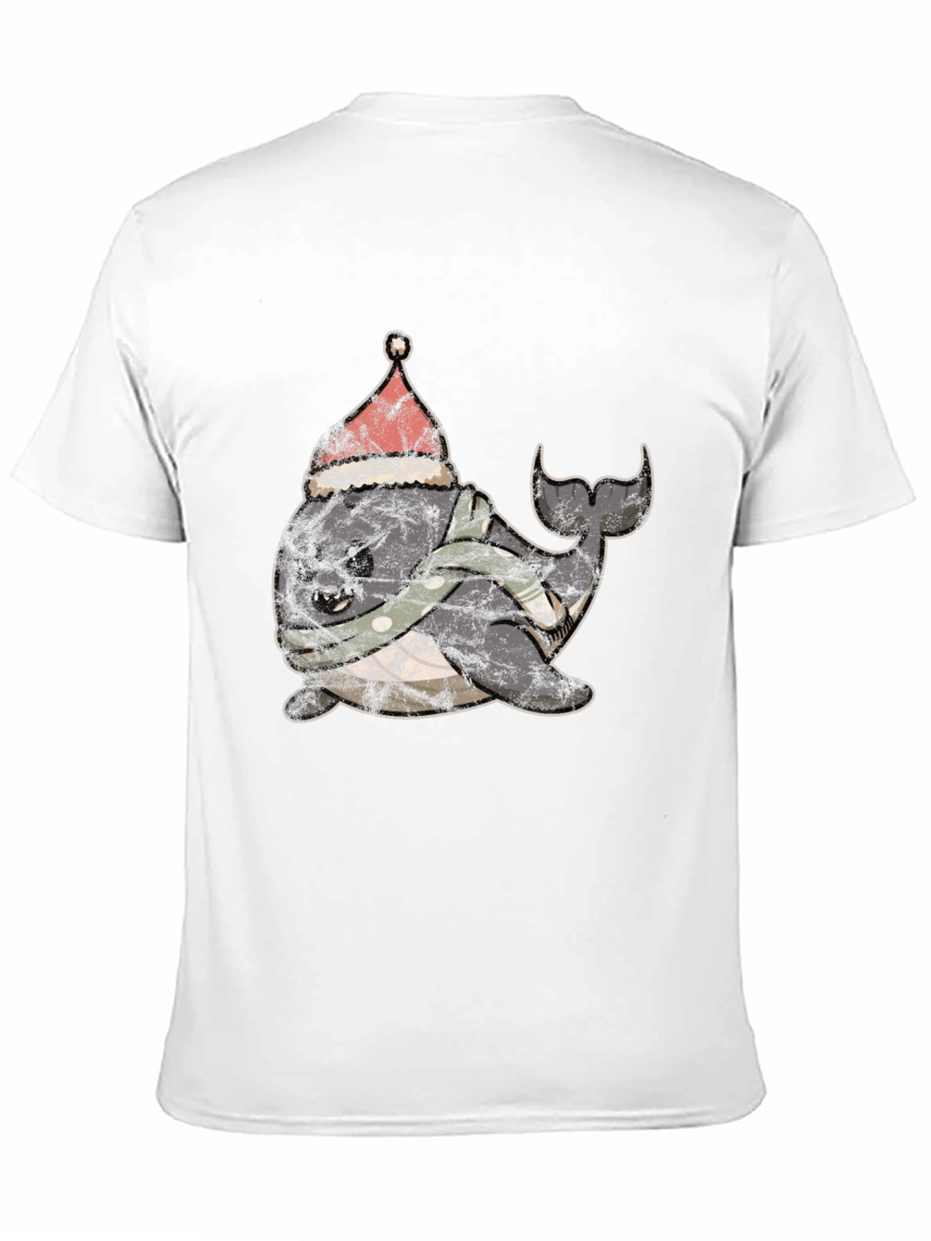 Festive Narwhal T-Shirt - Holiday Fun