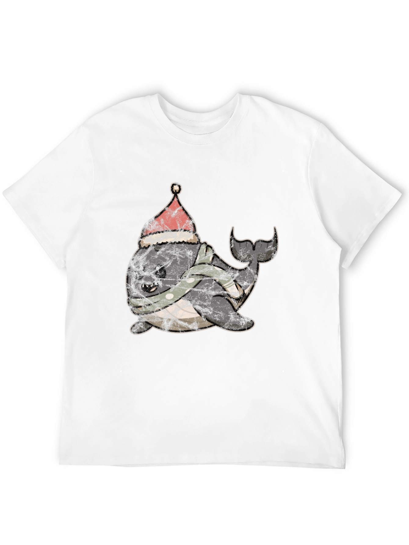 Festive Narwhal T-Shirt - Holiday Fun
