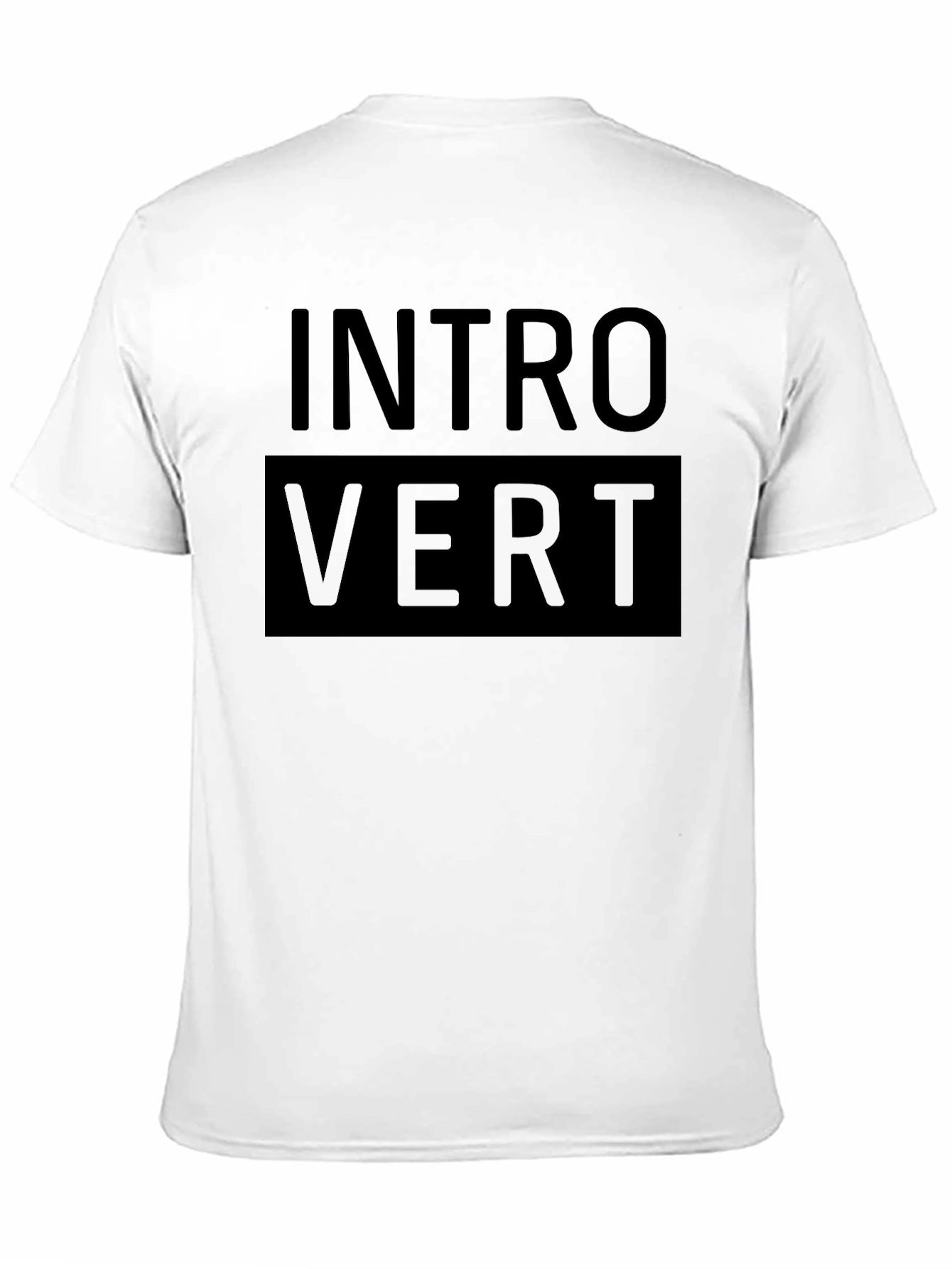 Introvert Graphic Tee - Classic Black T-Shirt
