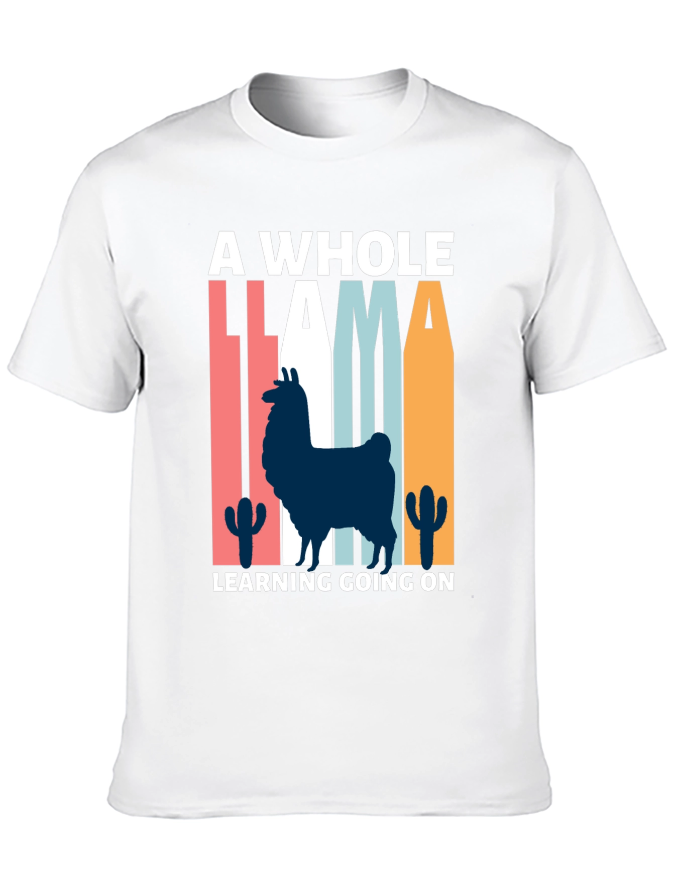 Llama Learning T-Shirt - Quirky & Fun!