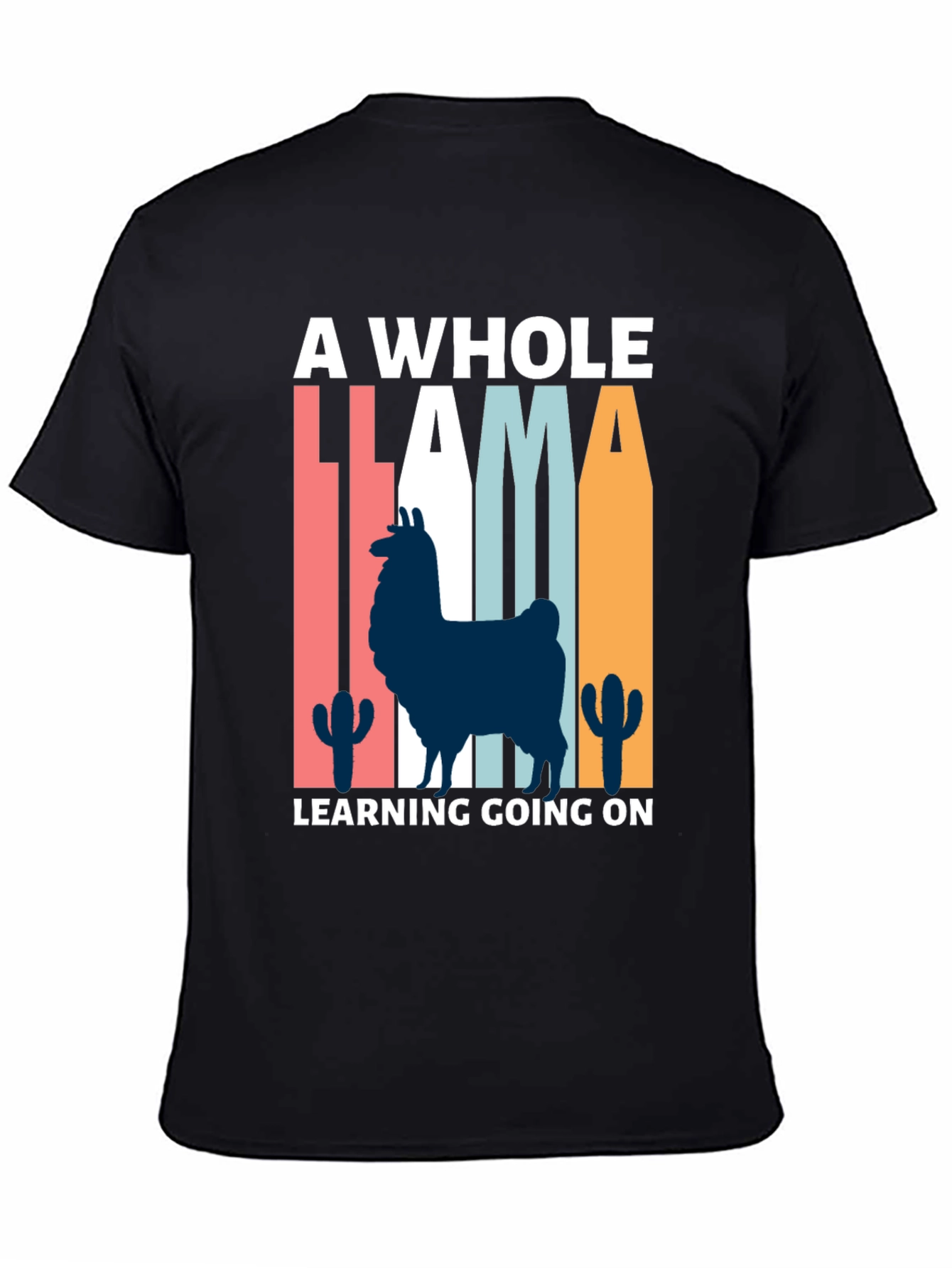 Llama Learning T-Shirt - Quirky & Fun!