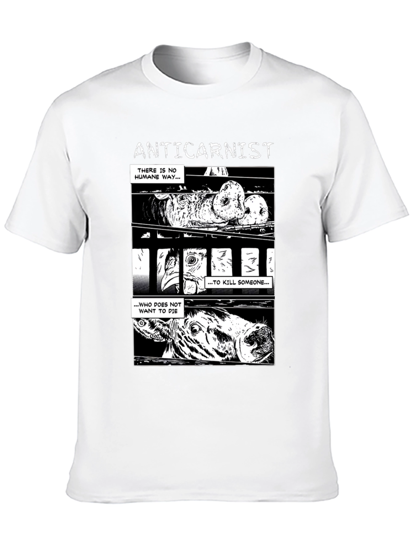 Anticarnist Vegan T-Shirt - Animal Rights Tee