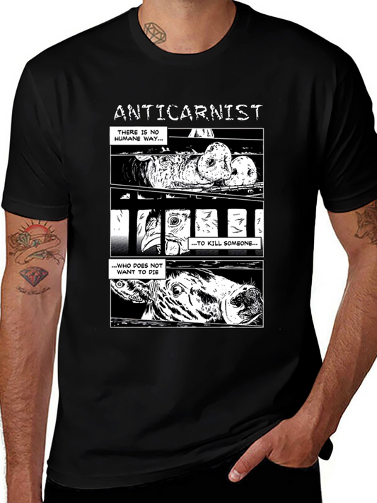 Anticarnist Vegan T-Shirt - Animal Rights Tee