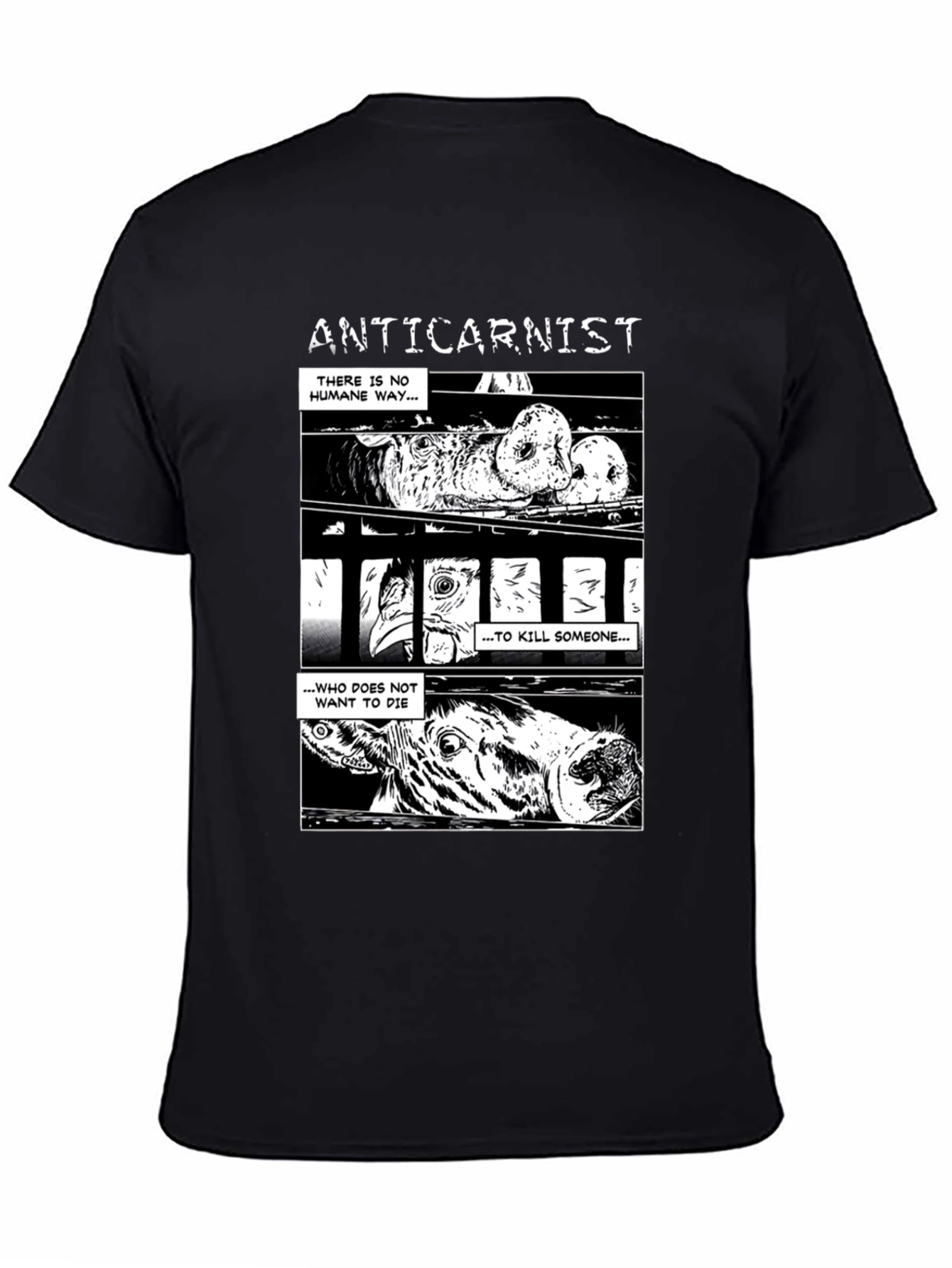 Anticarnist Vegan T-Shirt - Animal Rights Tee